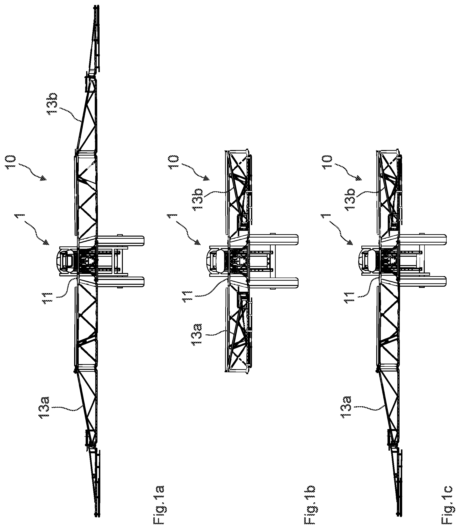 Patent US12129903 Figure 1 – Agricultural apparatus with improved suspension