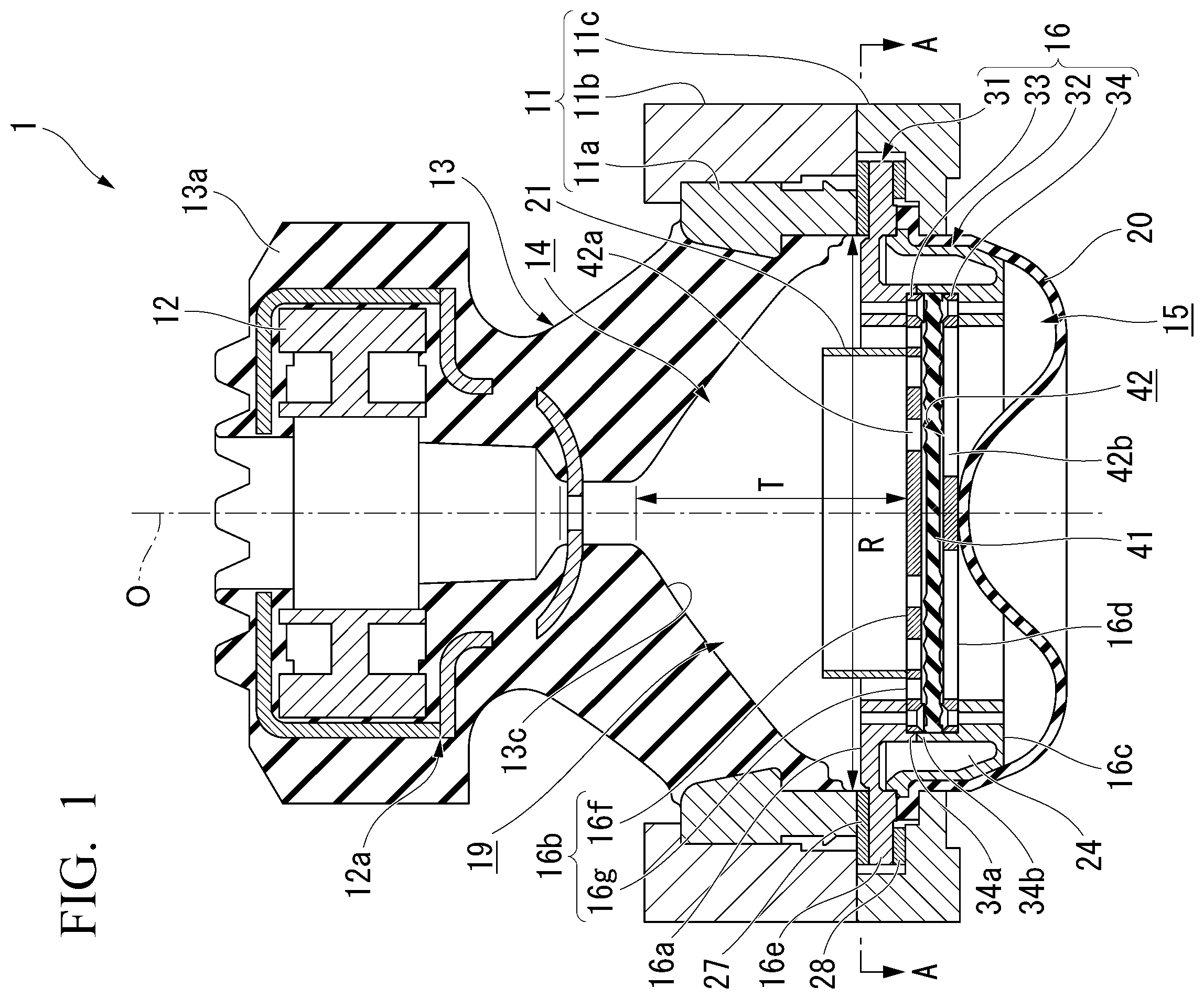 Patent US12129904 Figure 1 – Vibration-damping device