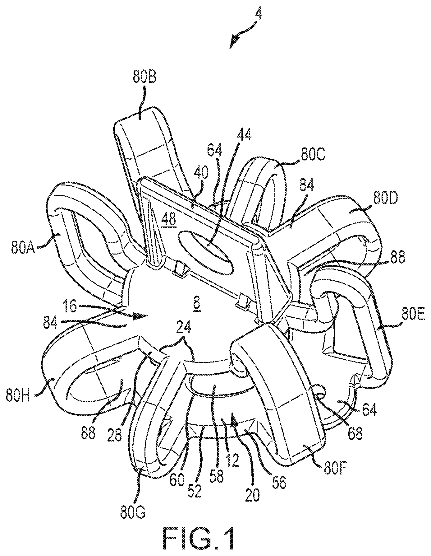 Patent US12129906 — Asymmetrically-shaped isolator — Figure 1