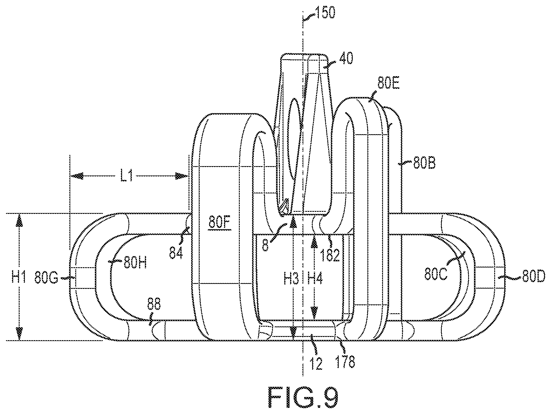 Patent US12129906 Figure 6 – Asymmetrically-shaped isolator