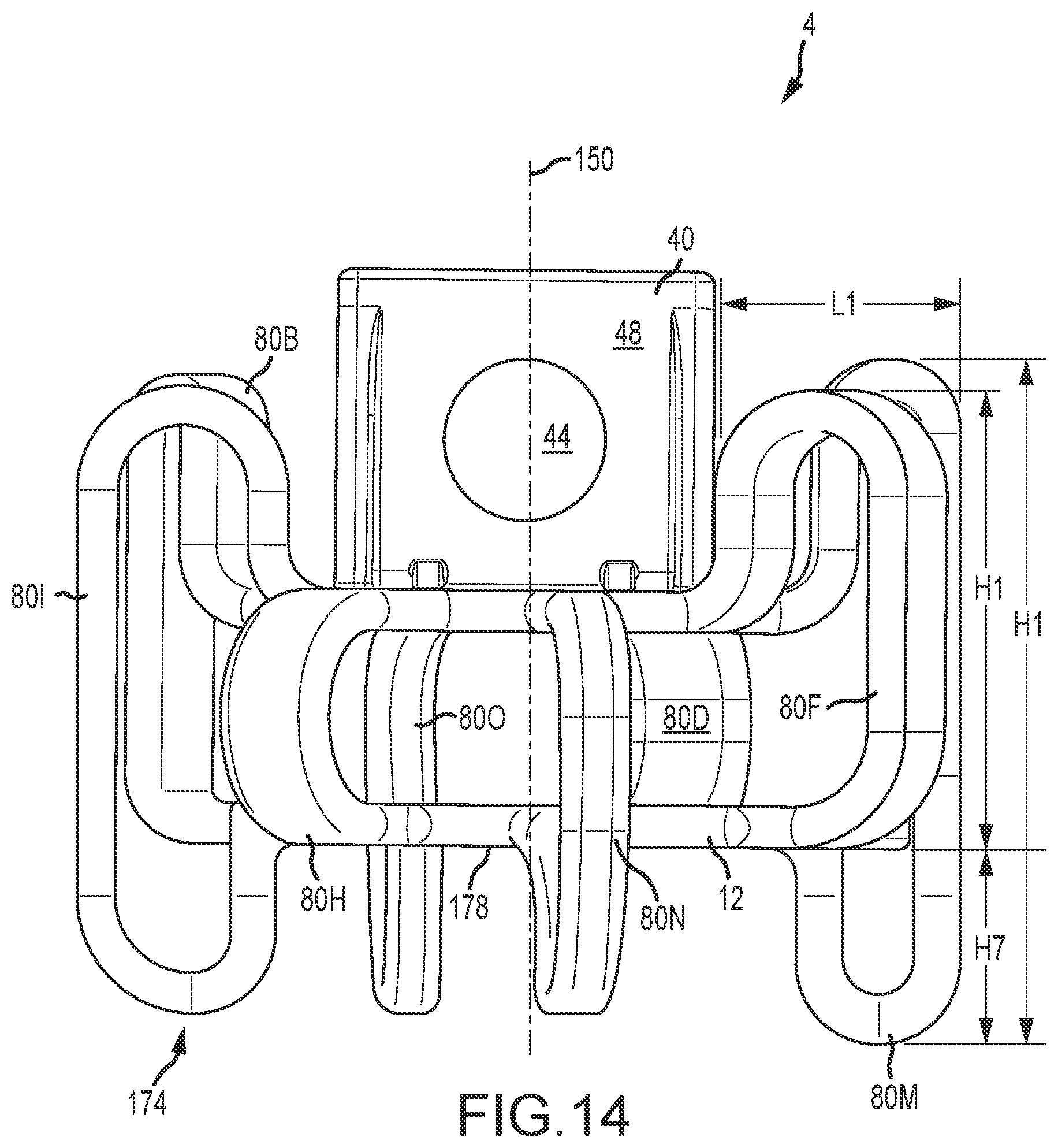Patent US12129906 Figure 10 – Asymmetrically-shaped isolator
