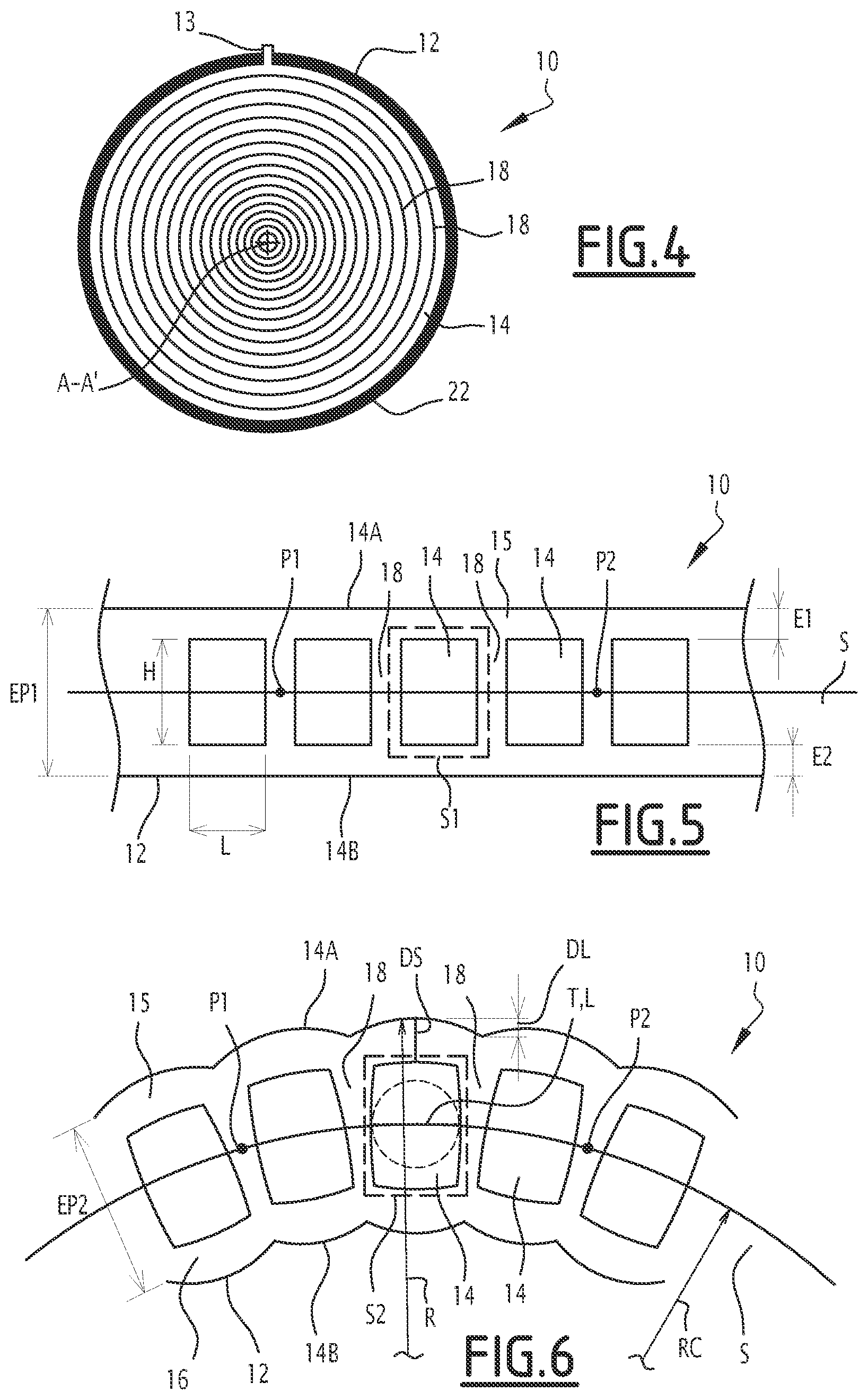 Patent US12129907 Figure 2 – Pneumatic structure and associated production method