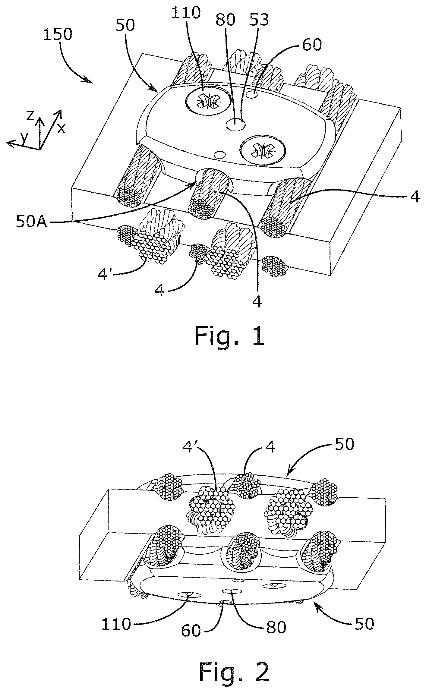 Patent US12129912 — Cable conveyor belt joining device provided with cable locking elements — Figure 1