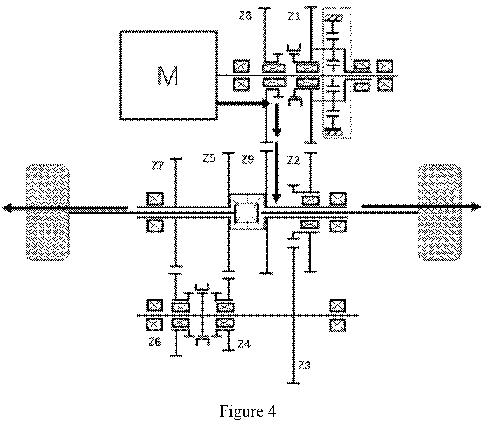 Patent US12129913 Figure 4 – Electric drive axle and electric vehicle