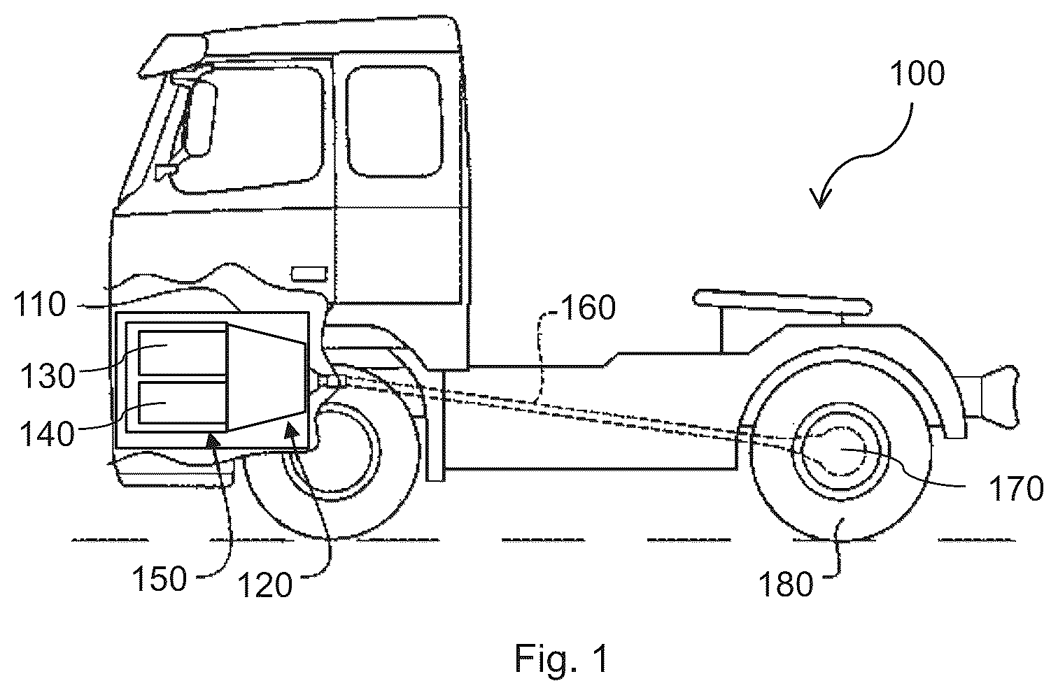 Patent US12129914 — Transmission, a powertrain and a vehicle — Figure 1