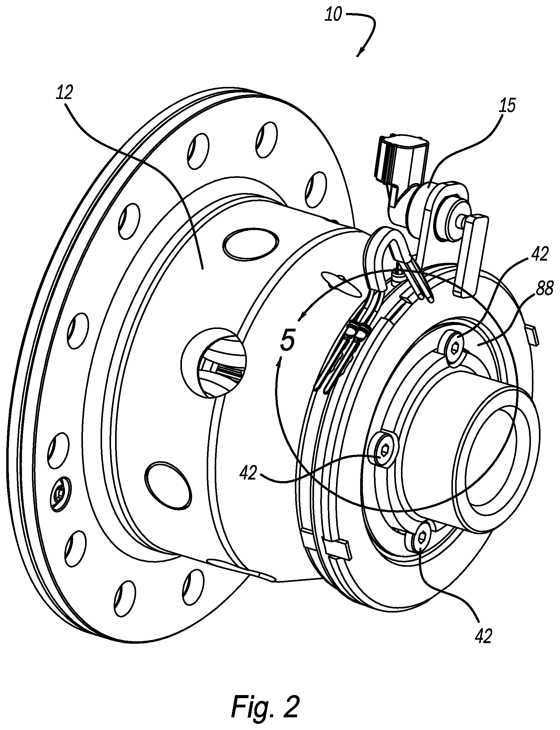 Patent US12129915 Figure 2 – Locking differential assembly