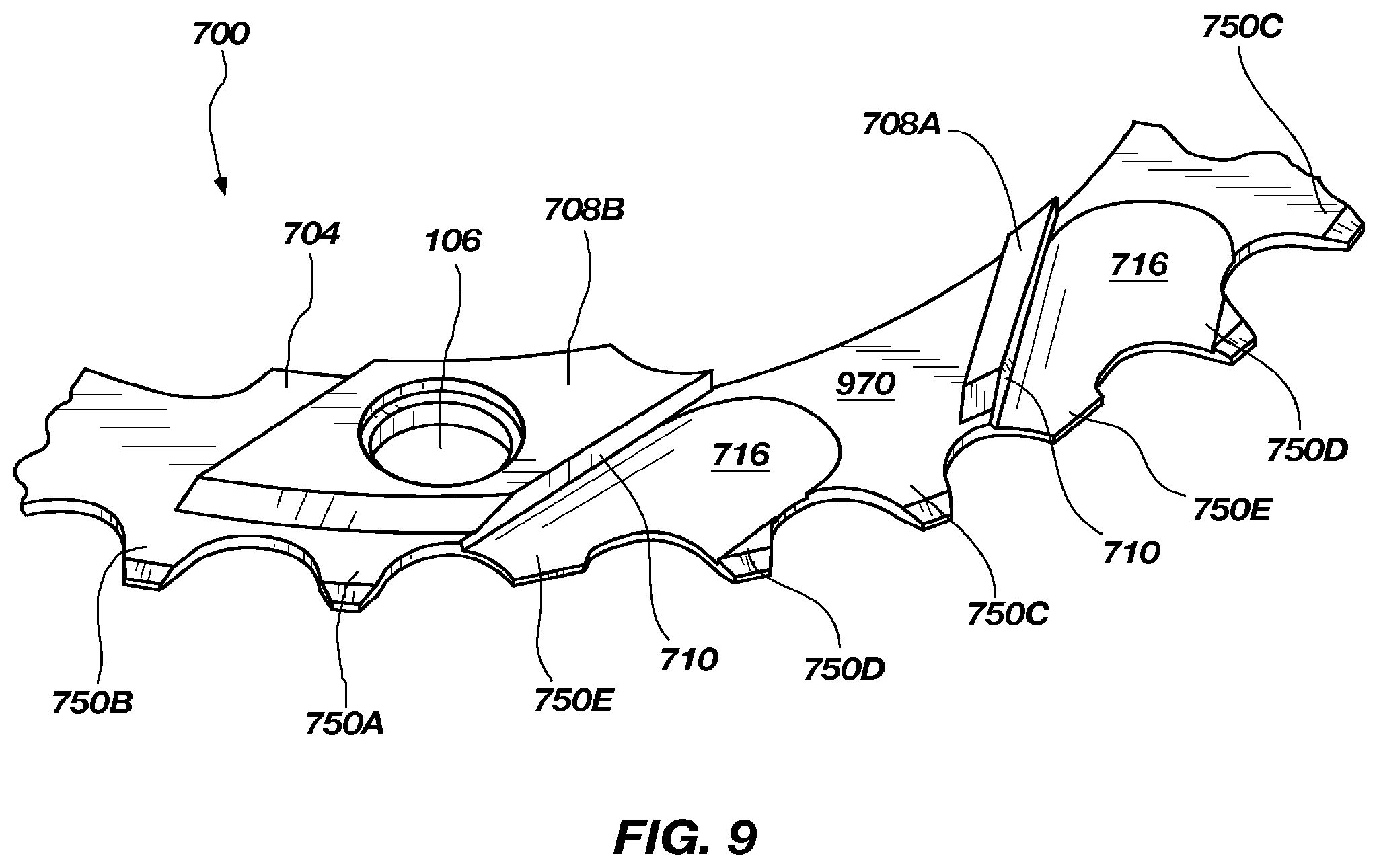 Patent US12129918 Figure 8 – Bicycle chain rings