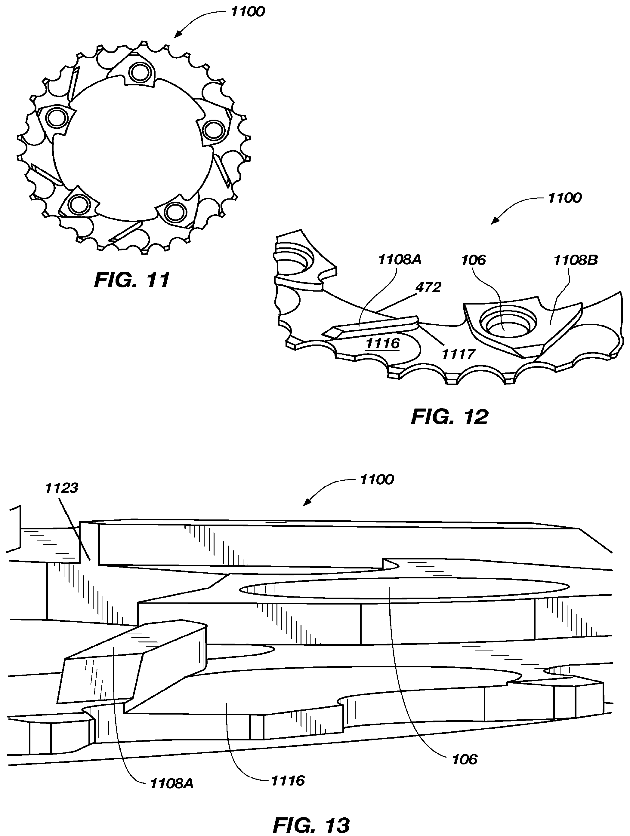 Patent US12129918 Figure 10 – Bicycle chain rings