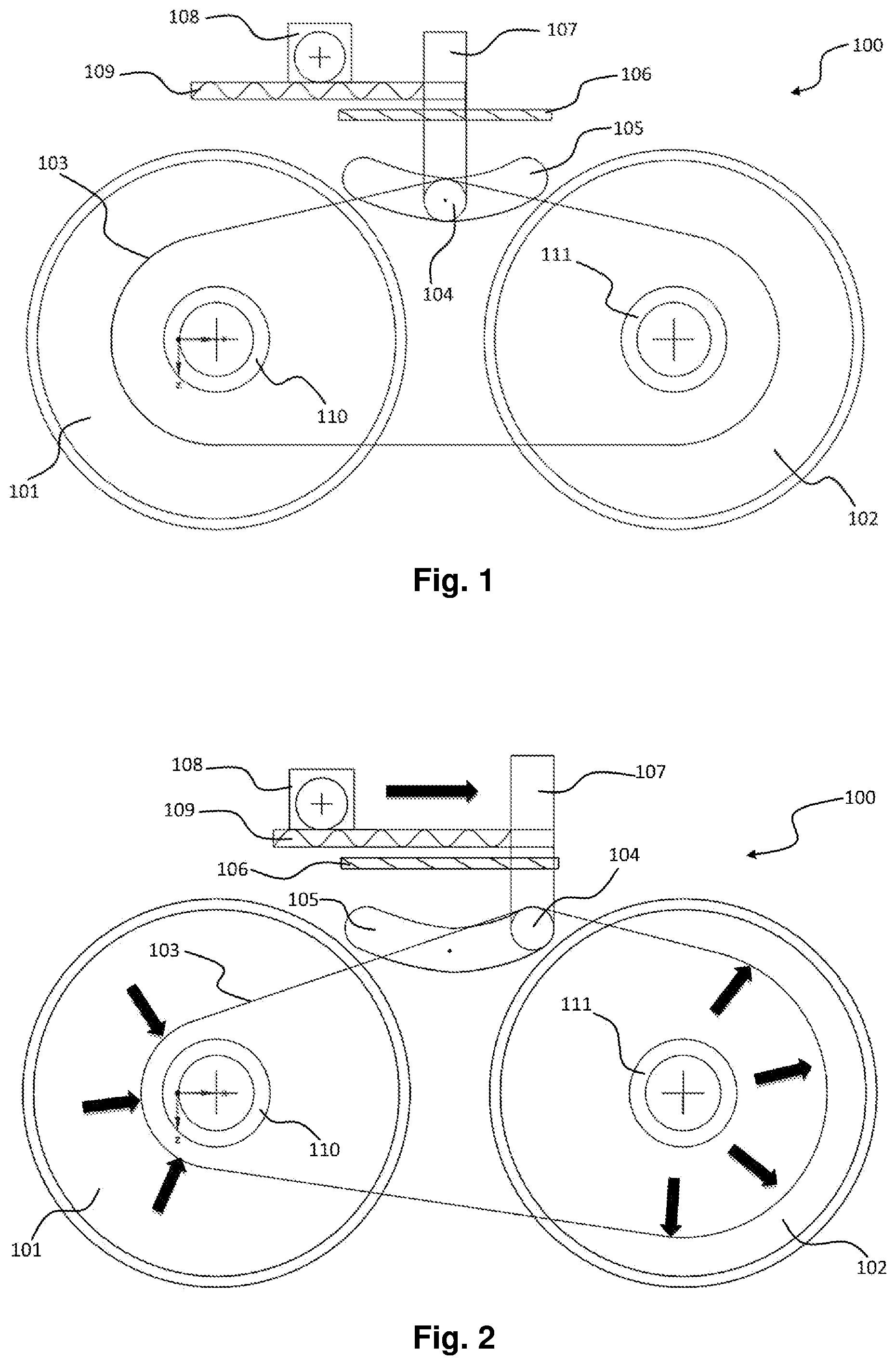 Patent US12129924 Figure 1 – Control mechanism developed for continuously variable transmission (CVT)system