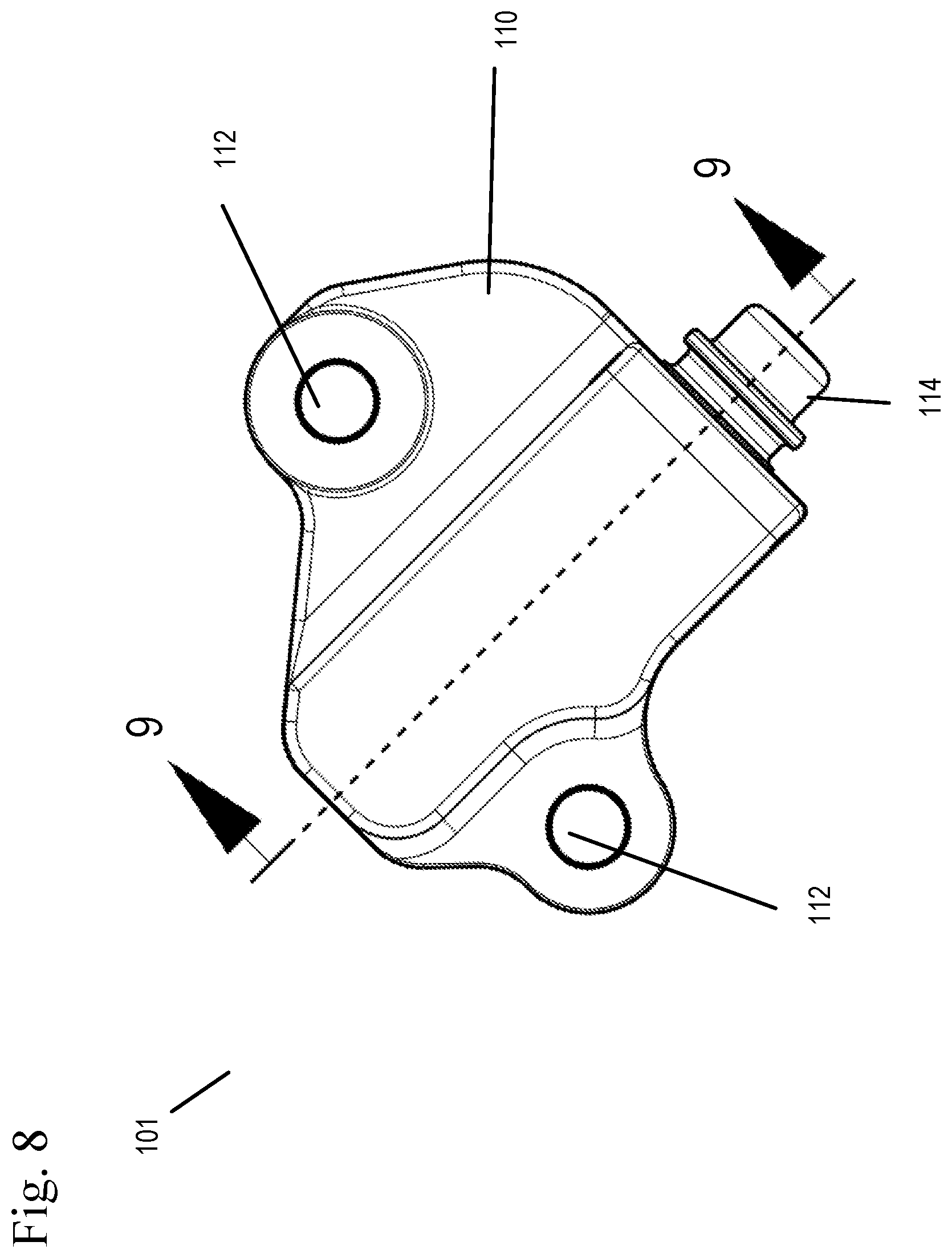 Patent US12129925 Figure 8 – Variable tune hydraulic tensioner