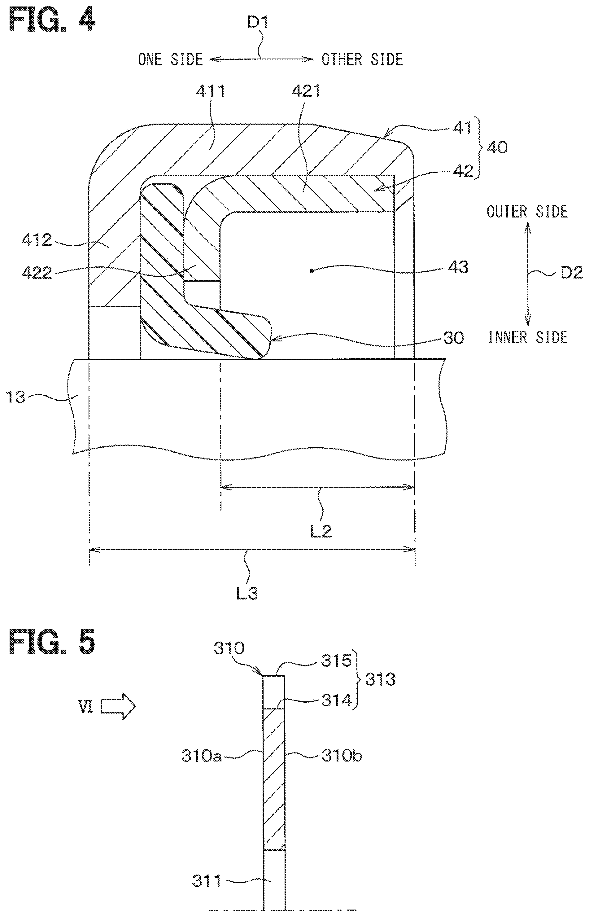 Patent US12129927 Figure 5 – Valve device and method for manufacturing valve device