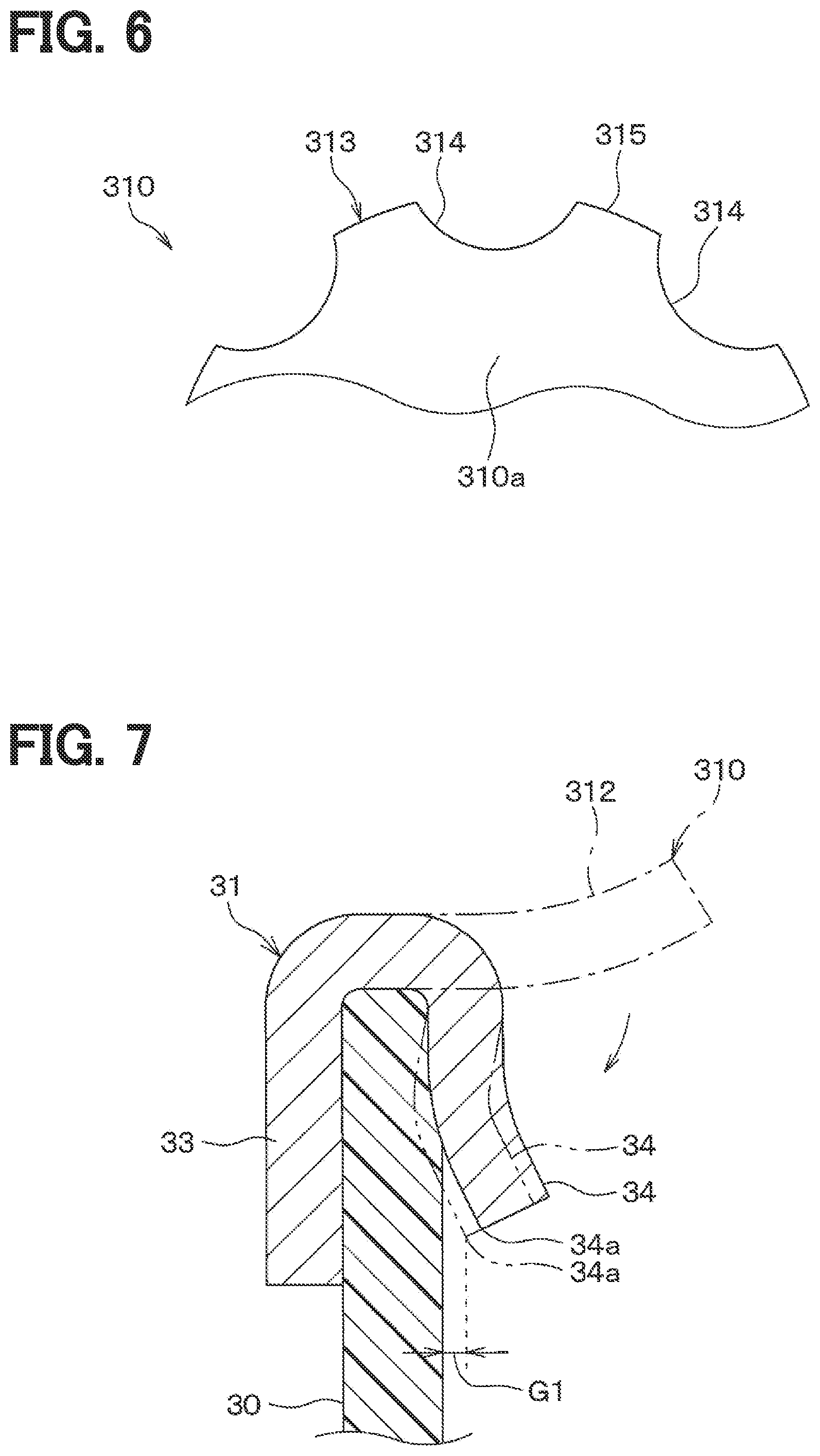 Patent US12129927 Figure 6 – Valve device and method for manufacturing valve device