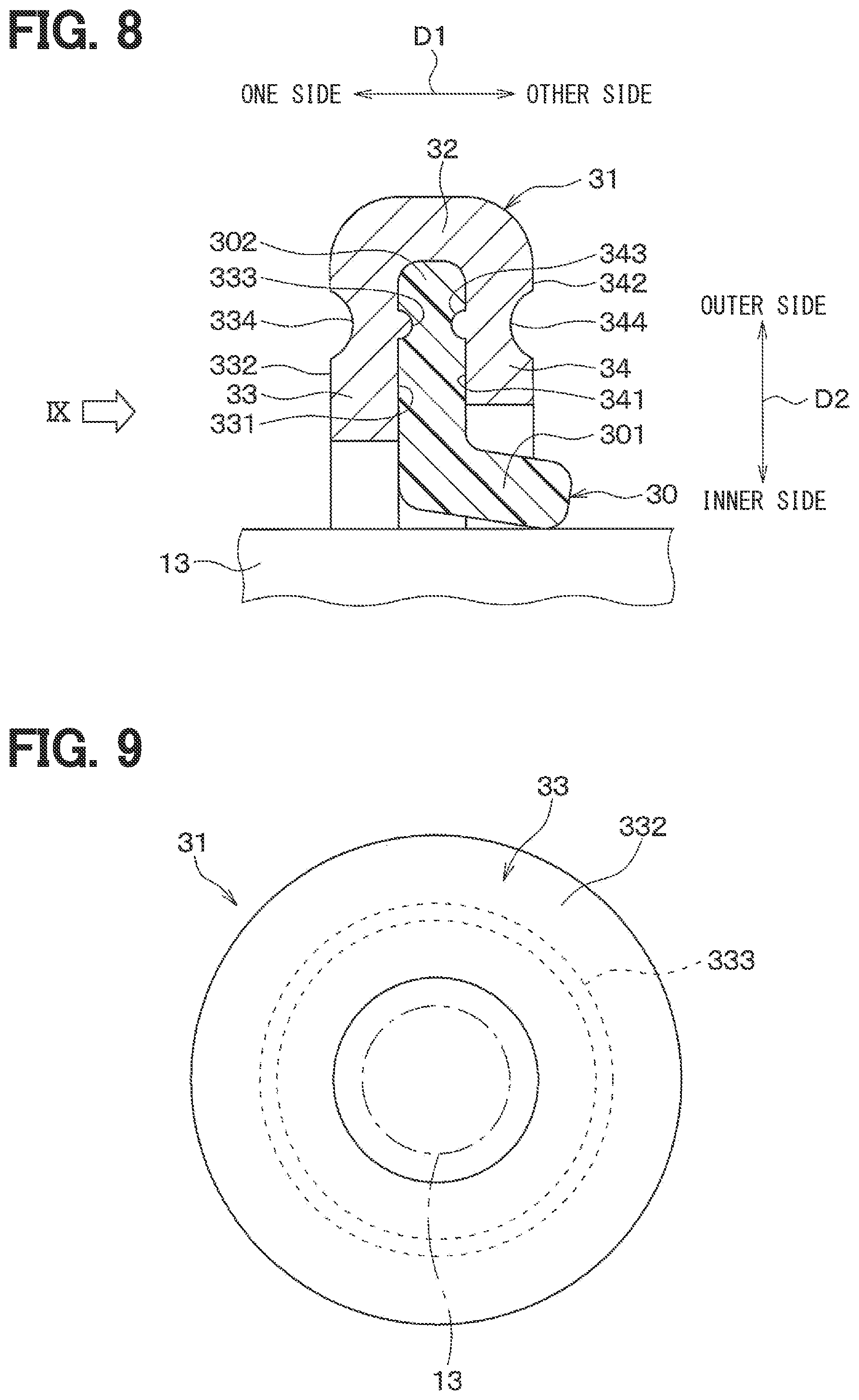 Patent US12129927 Figure 7 – Valve device and method for manufacturing valve device