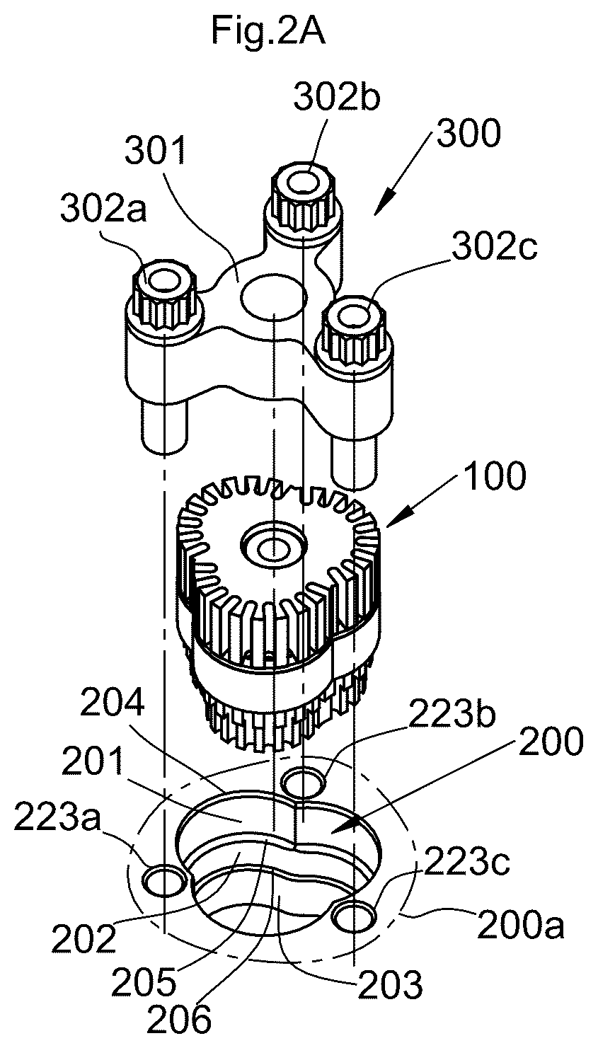 Patent US12129929 Figure 2 – Universal multiple instrumentation gland