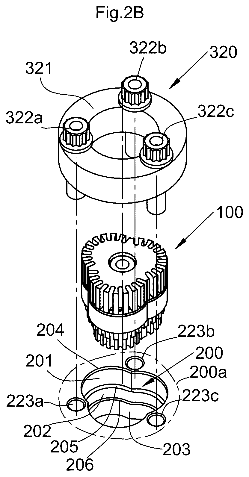 Patent US12129929 Figure 3 – Universal multiple instrumentation gland