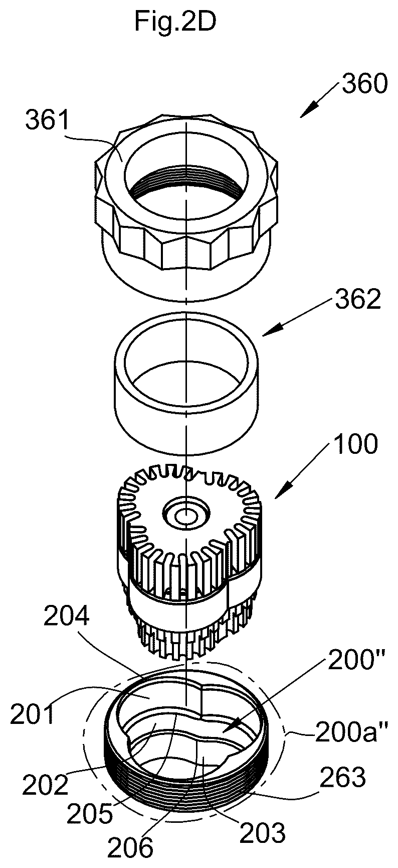 Patent US12129929 Figure 5 – Universal multiple instrumentation gland