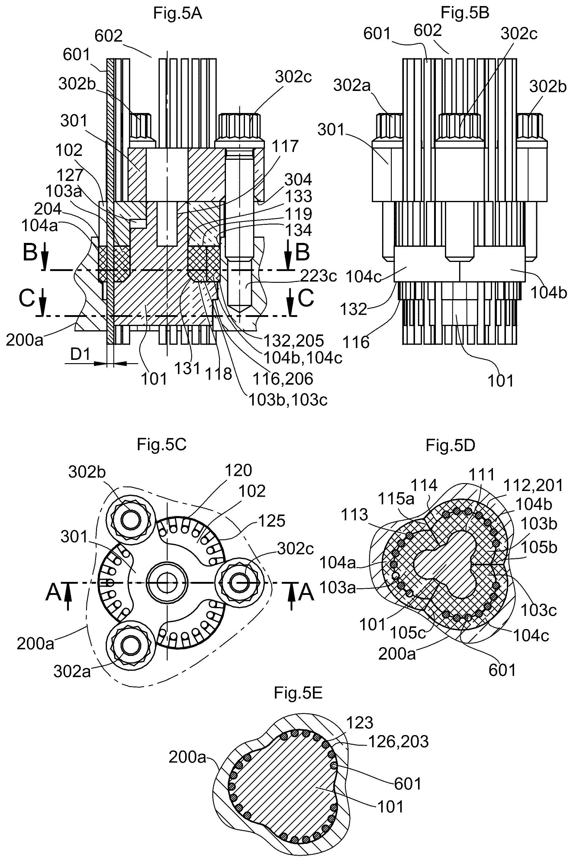 Patent US12129929 Figure 12 – Universal multiple instrumentation gland