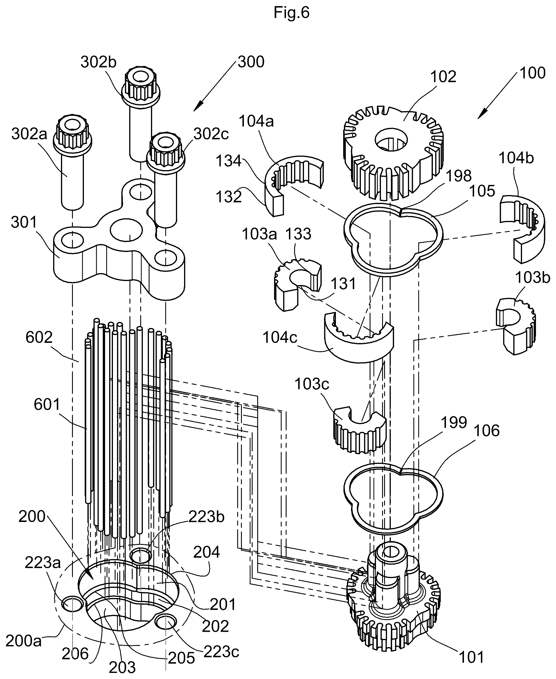 Patent US12129929 Figure 13 – Universal multiple instrumentation gland