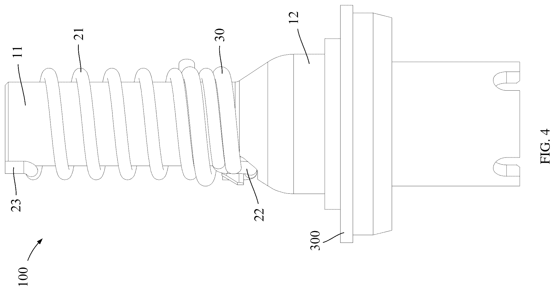 Patent US12129930 Figure 4 – Nut, electronic expansion valve and stop structure thereof, and refrigeration device
