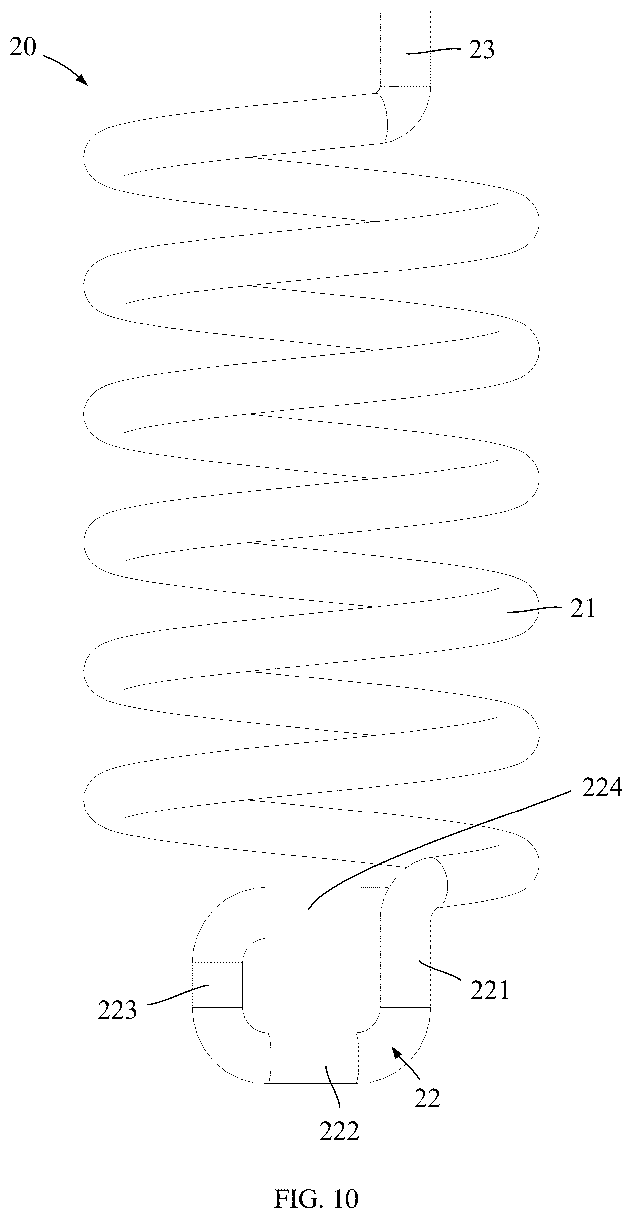 Patent US12129930 Figure 10 – Nut, electronic expansion valve and stop structure thereof, and refrigeration device