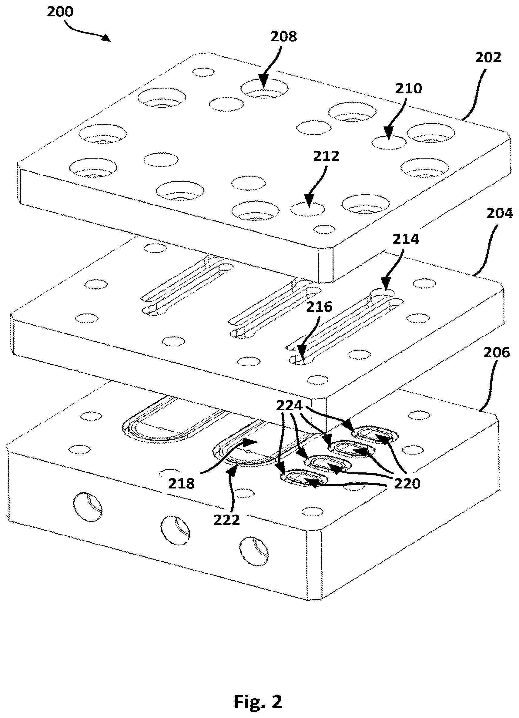 Patent US12129935 Figure 2 – High-flow fluid valve block