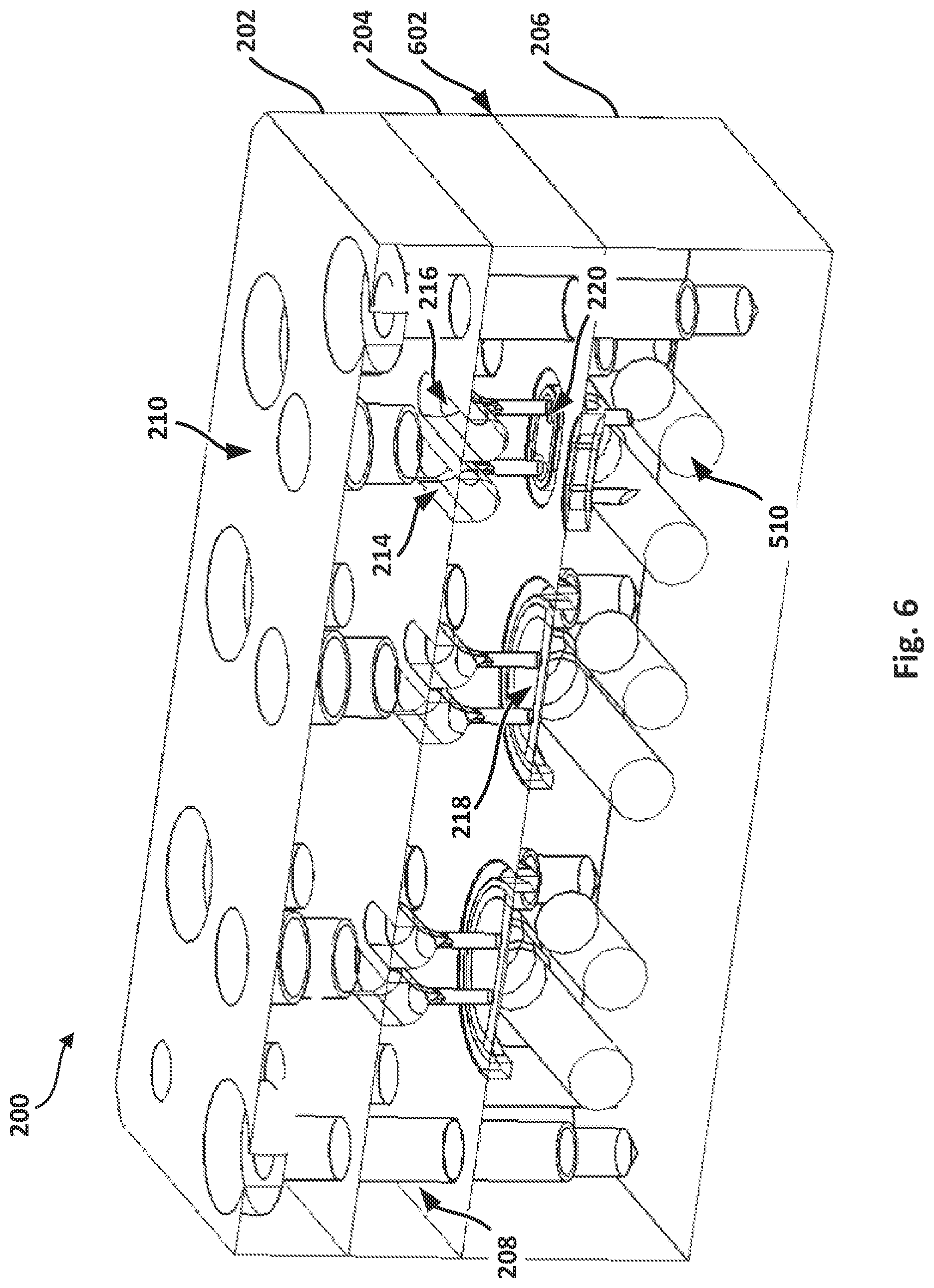 Patent US12129935 Figure 6 – High-flow fluid valve block