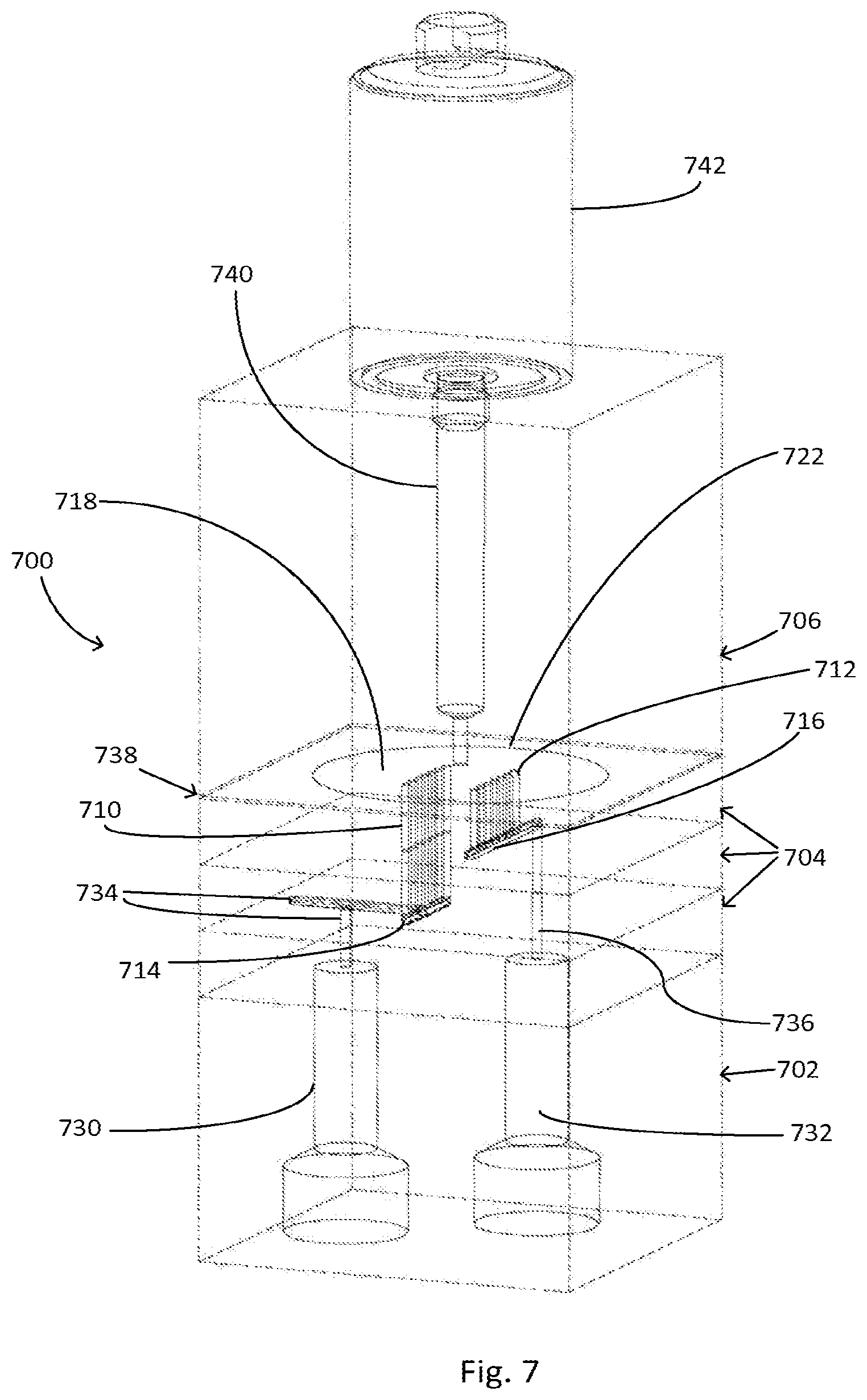 Patent US12129935 Figure 7 – High-flow fluid valve block