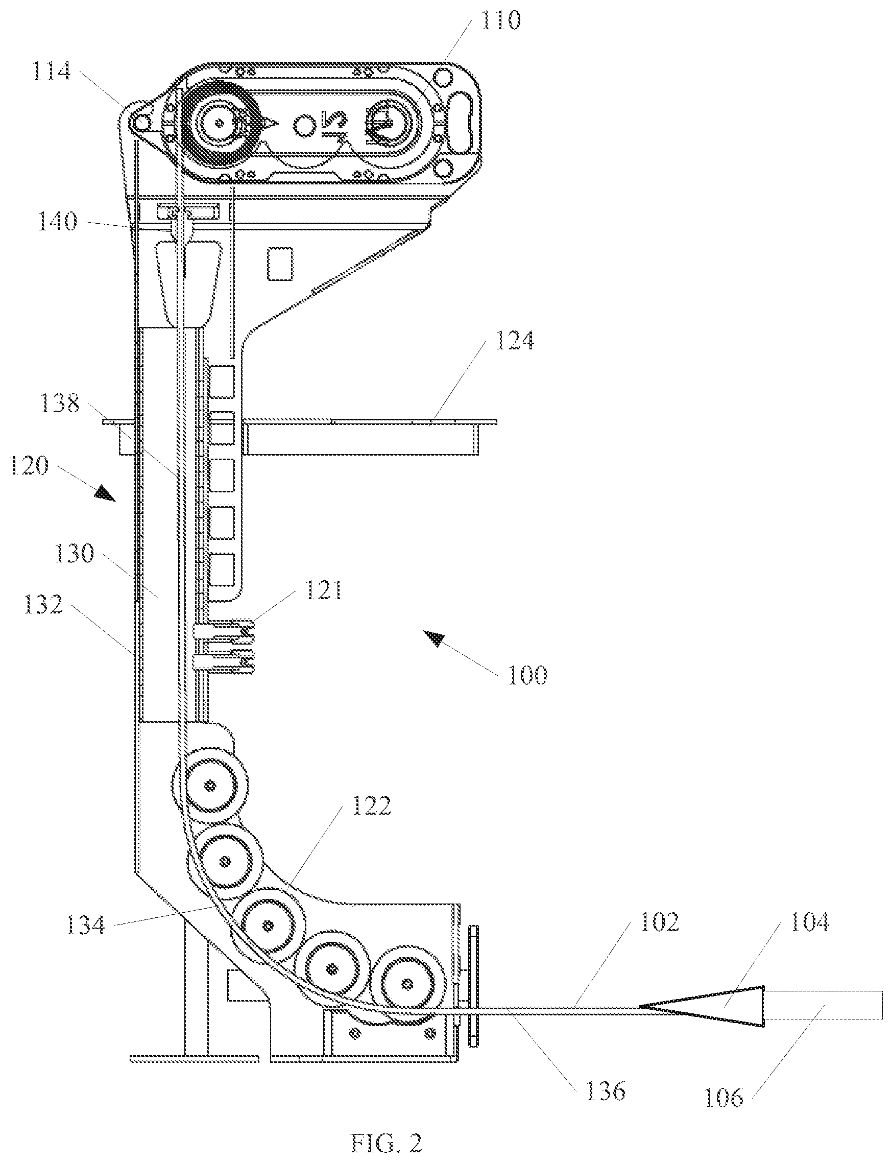 Patent US12129936 Figure 2 – Frame for trenchless pipe replacement system and method