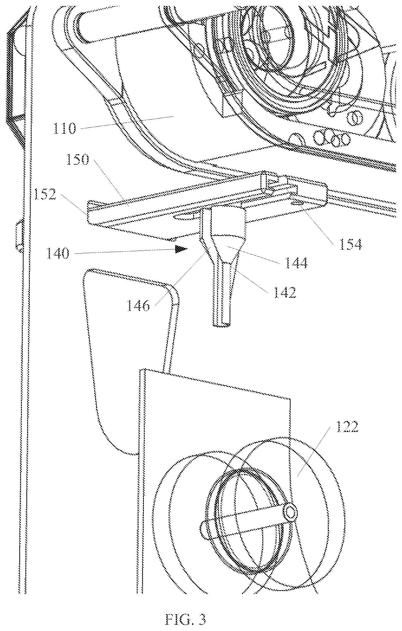 Patent US12129936 Figure 3 – Frame for trenchless pipe replacement system and method