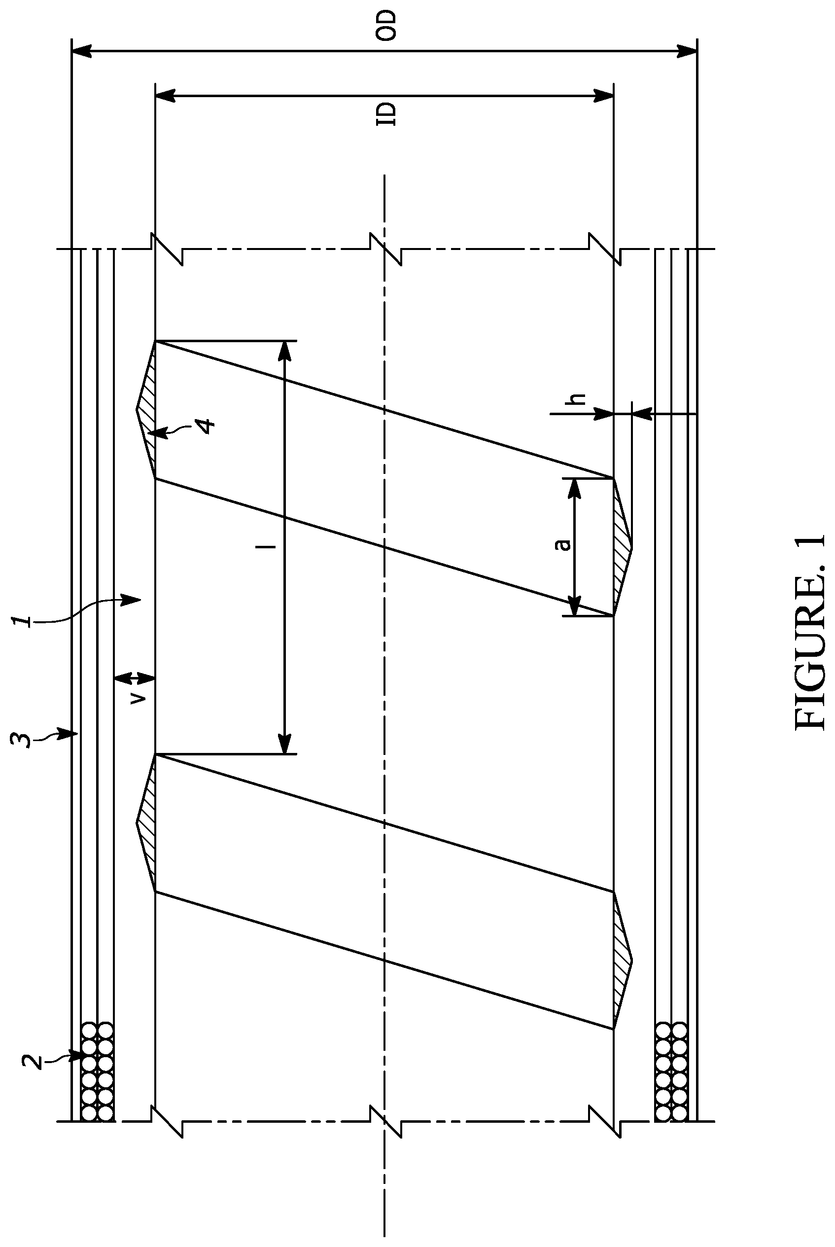 Patent US12129939 Figure 1 – Early life erosion tracking layer for high pressure fracking hoses