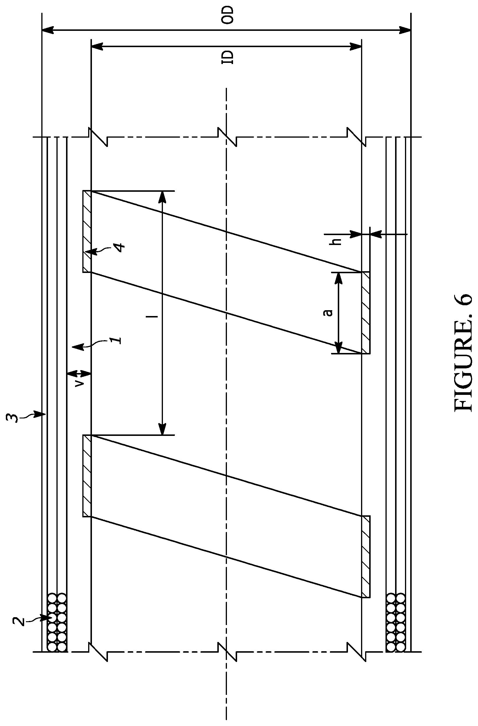 Patent US12129939 Figure 6 – Early life erosion tracking layer for high pressure fracking hoses