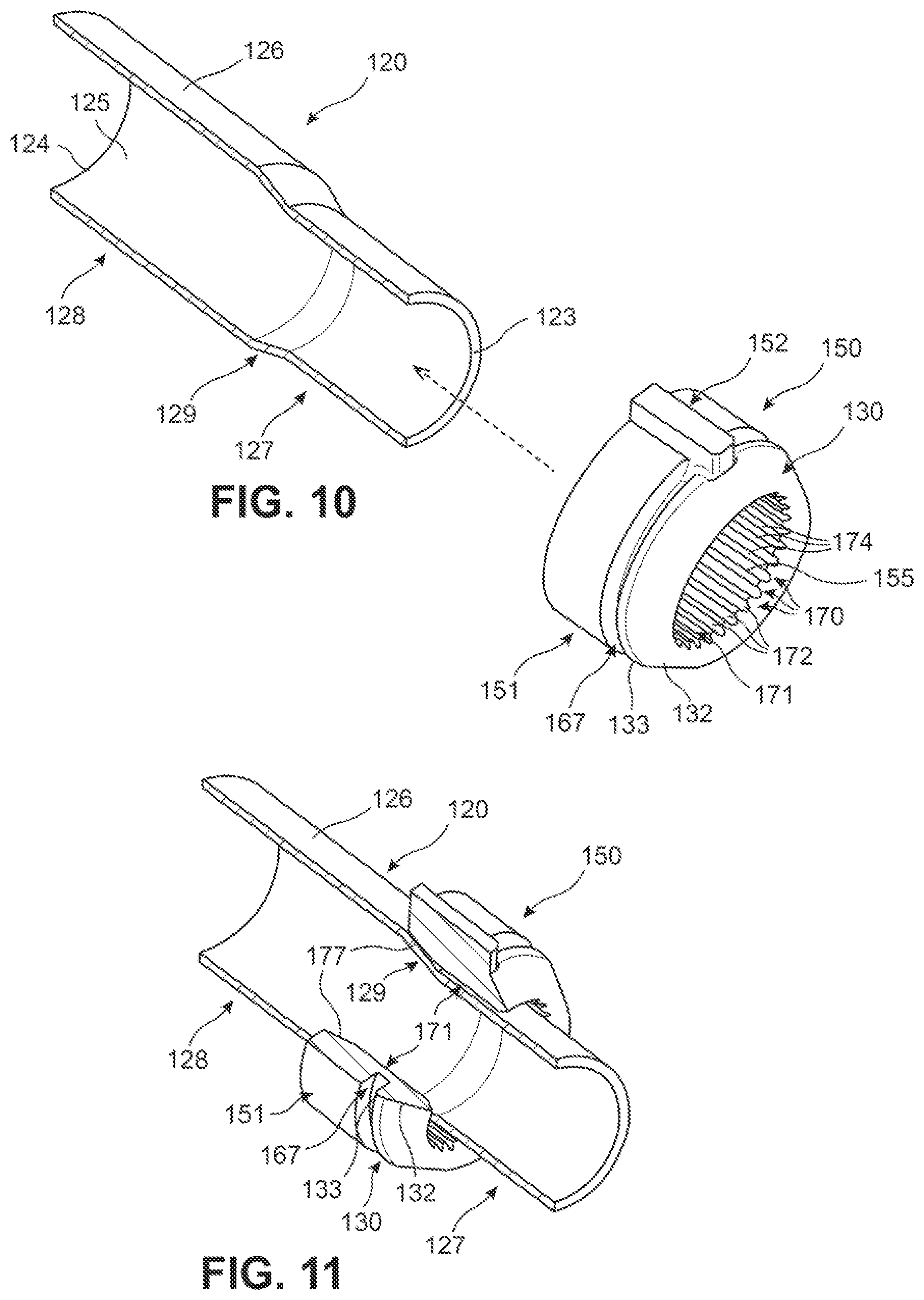 Patent US12129940 Figure 5 – Mechanical orientation control heater hose assembly for quick connect