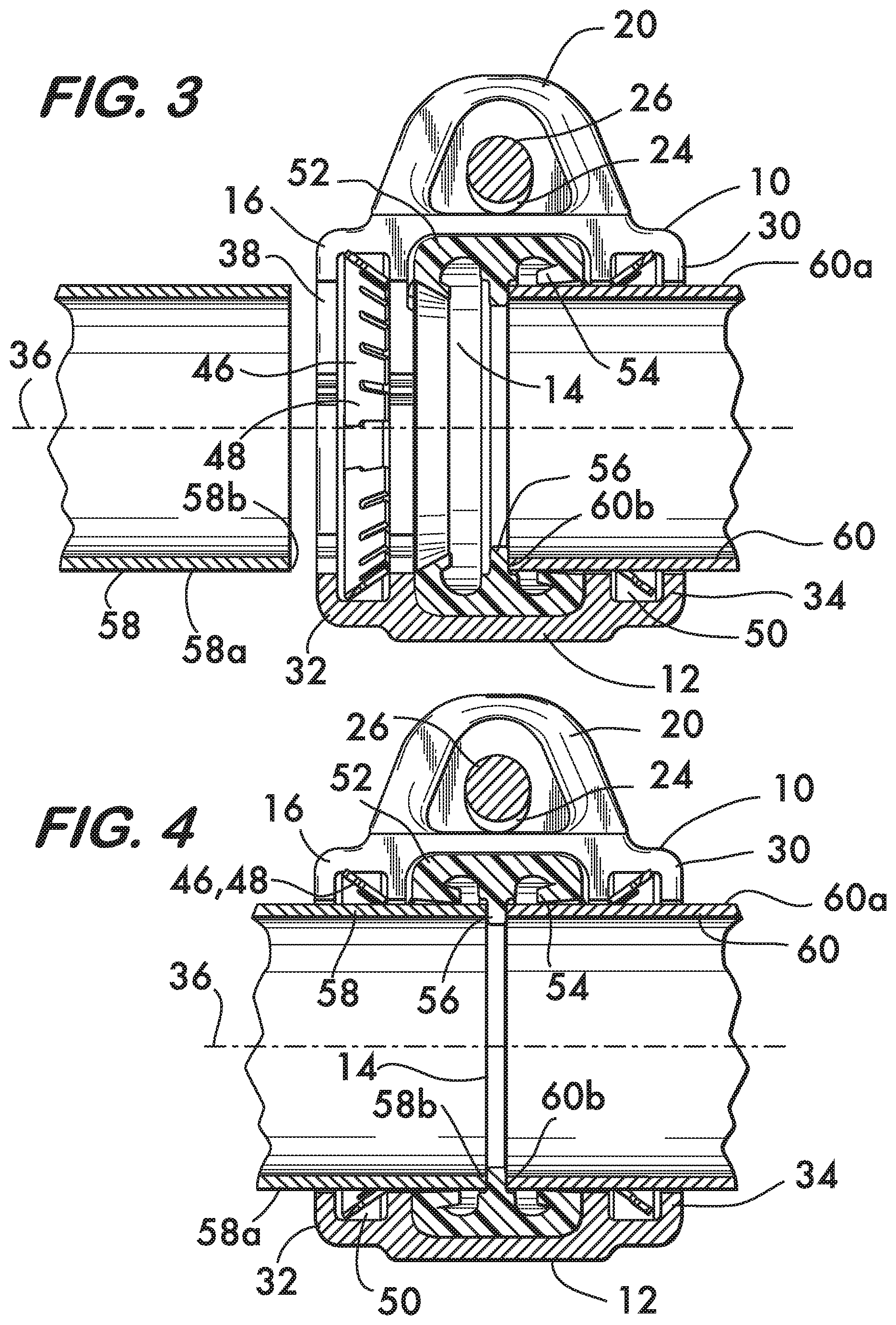 Patent US12129941 Figure 3 – Coupling having arcuate stiffness ribs