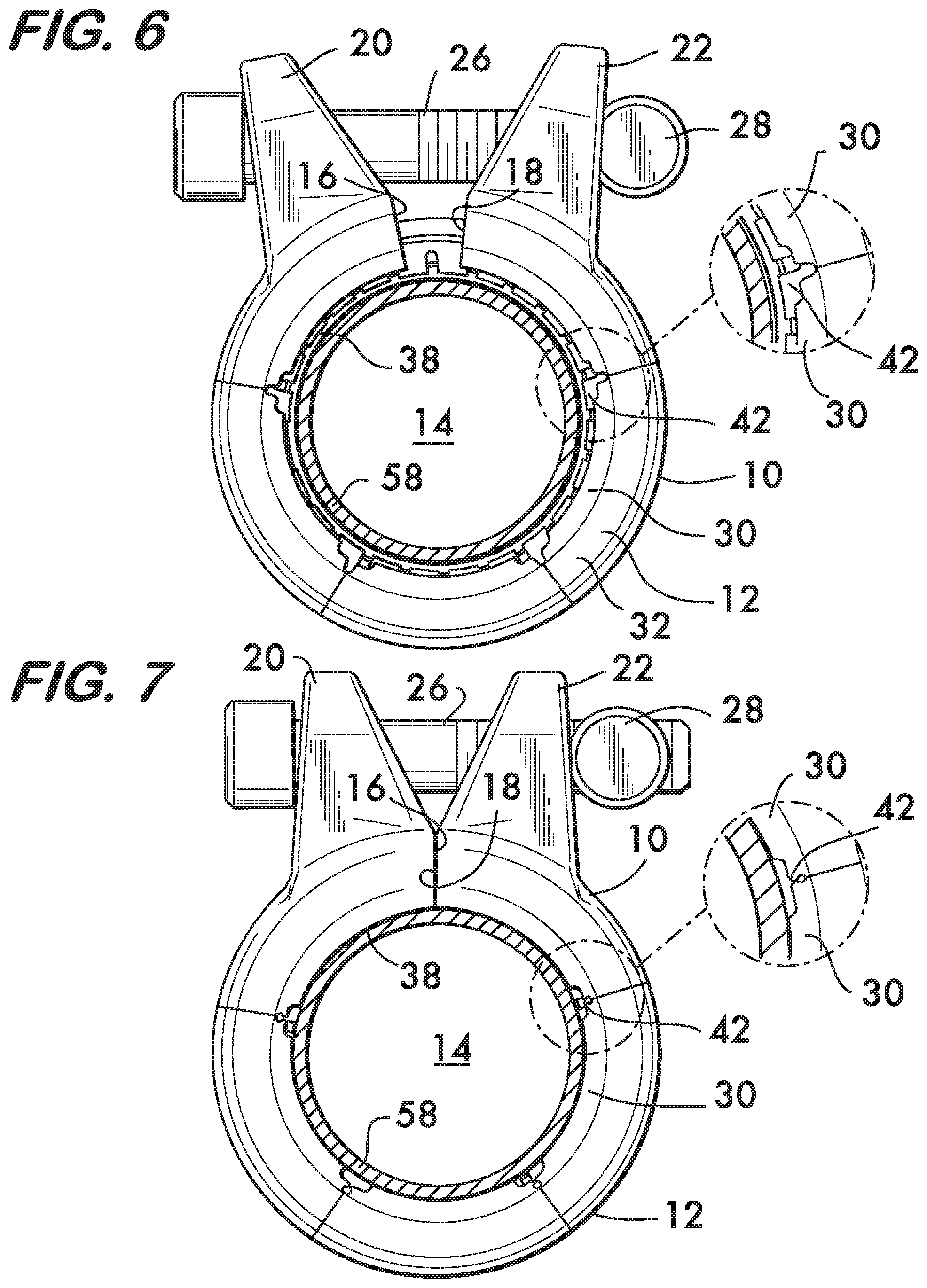 Patent US12129941 Figure 5 – Coupling having arcuate stiffness ribs