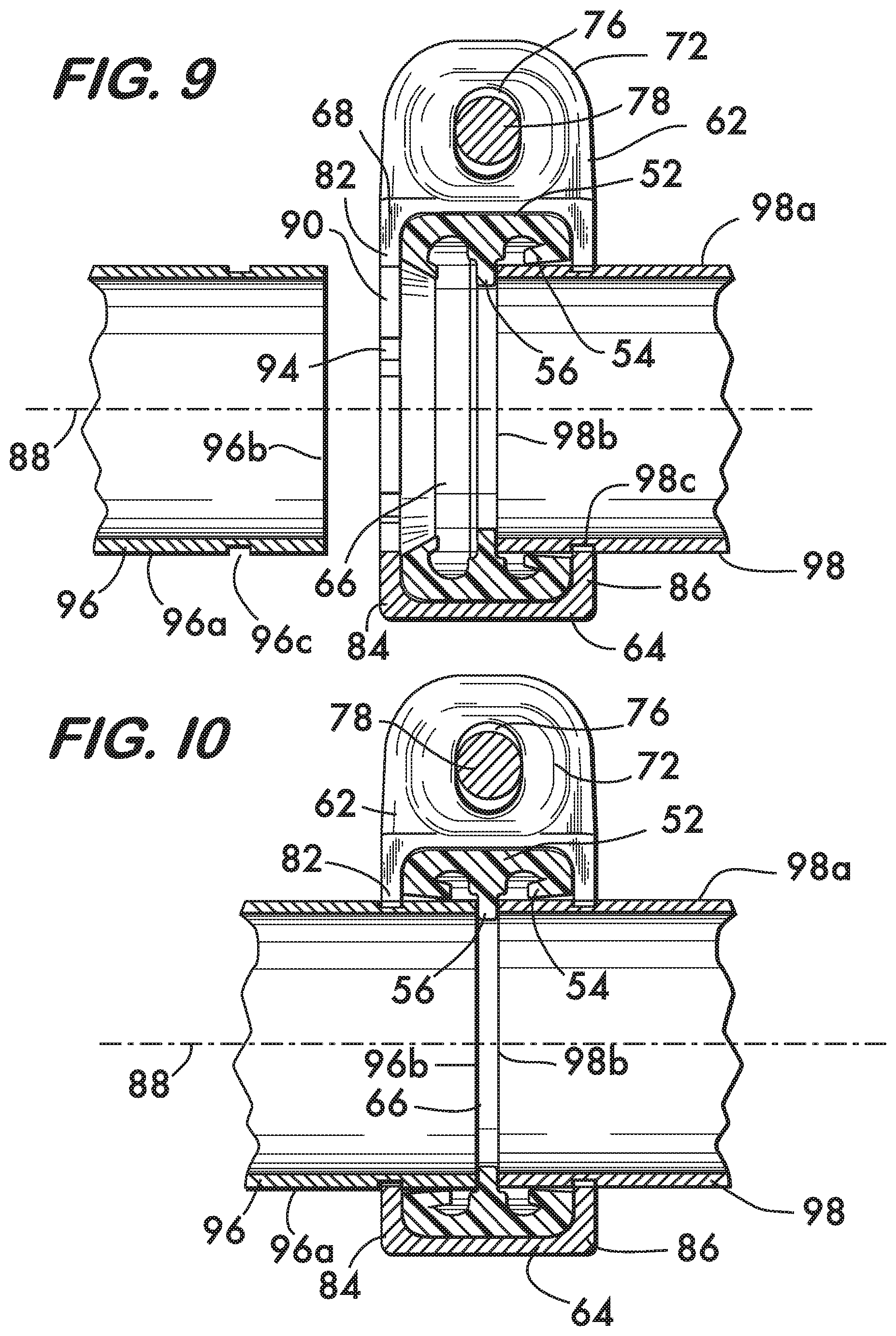 Patent US12129941 Figure 7 – Coupling having arcuate stiffness ribs
