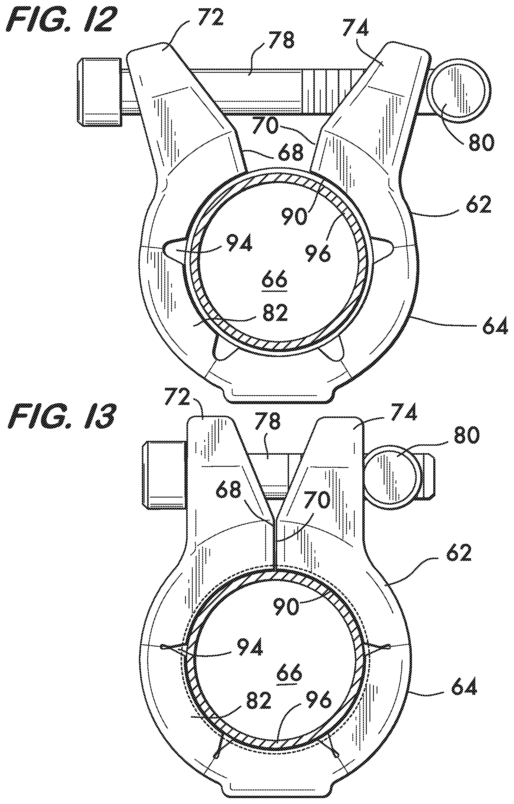 Patent US12129941 Figure 9 – Coupling having arcuate stiffness ribs