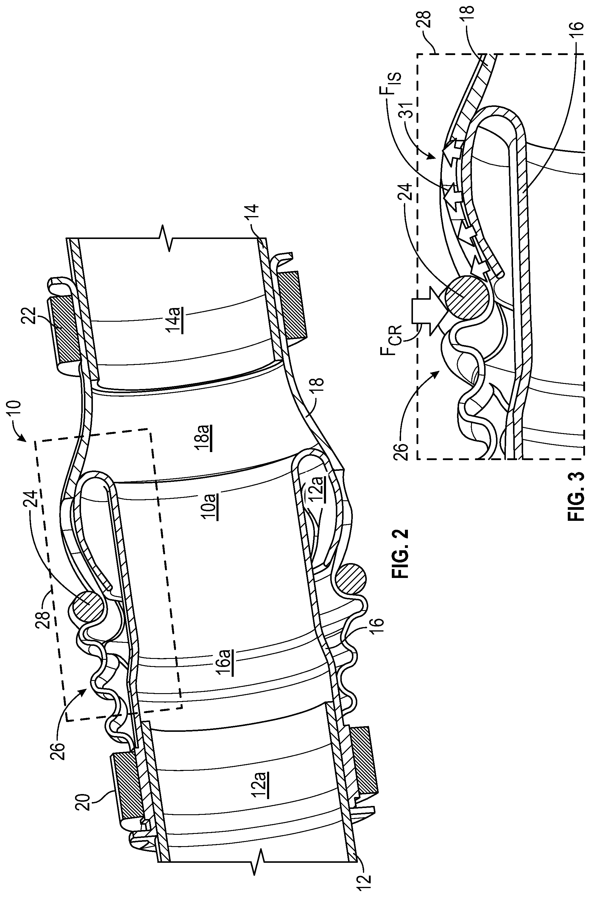 Patent US12129945 Figure 2 – Tube assembly