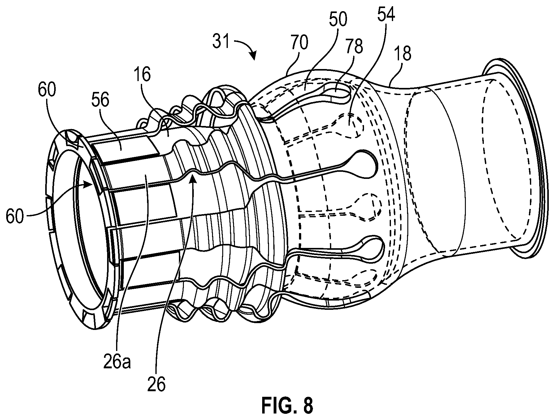 Patent US12129945 Figure 6 – Tube assembly