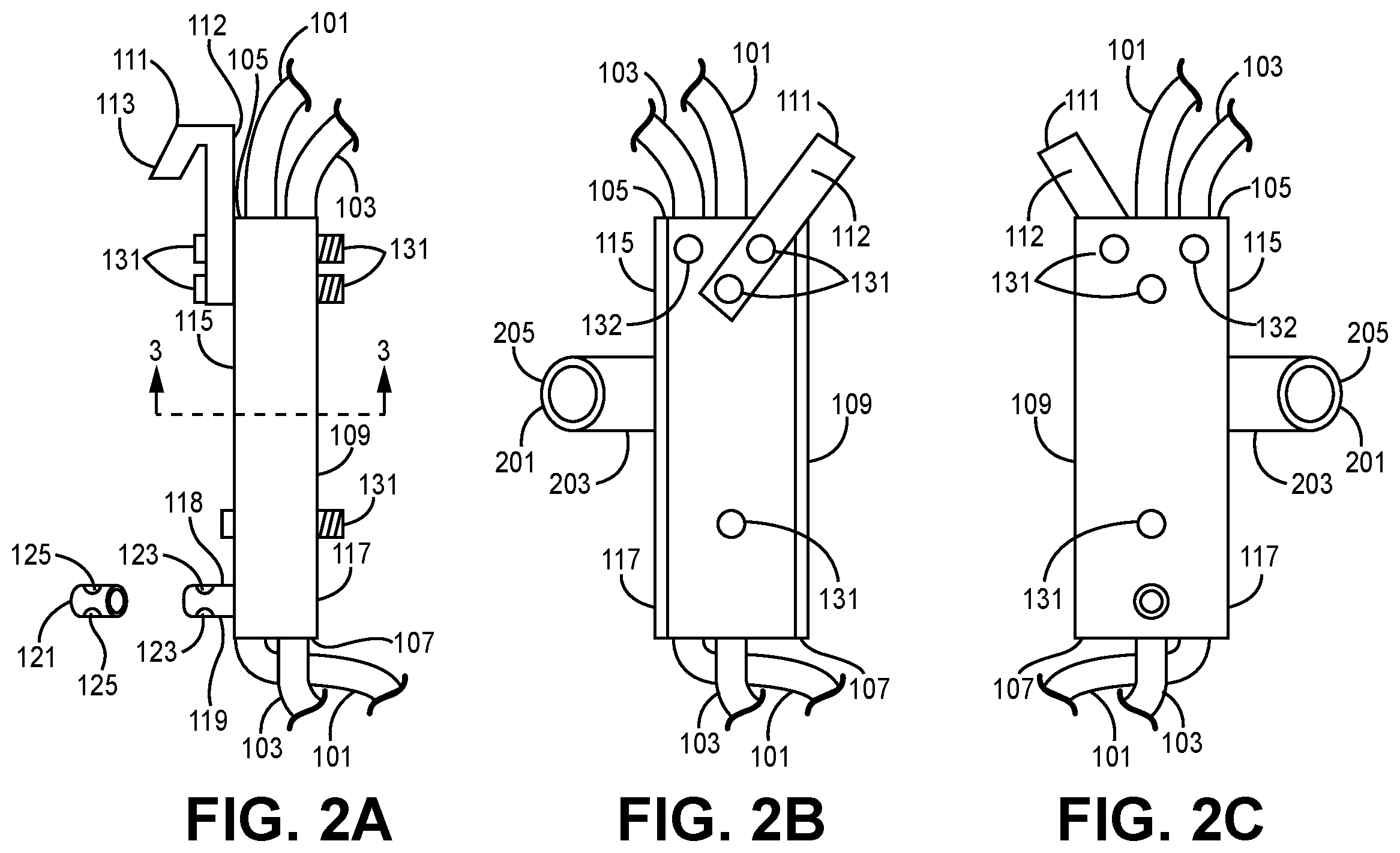 Patent US12129946 Figure 2 – Protective bracket for loader hose lines