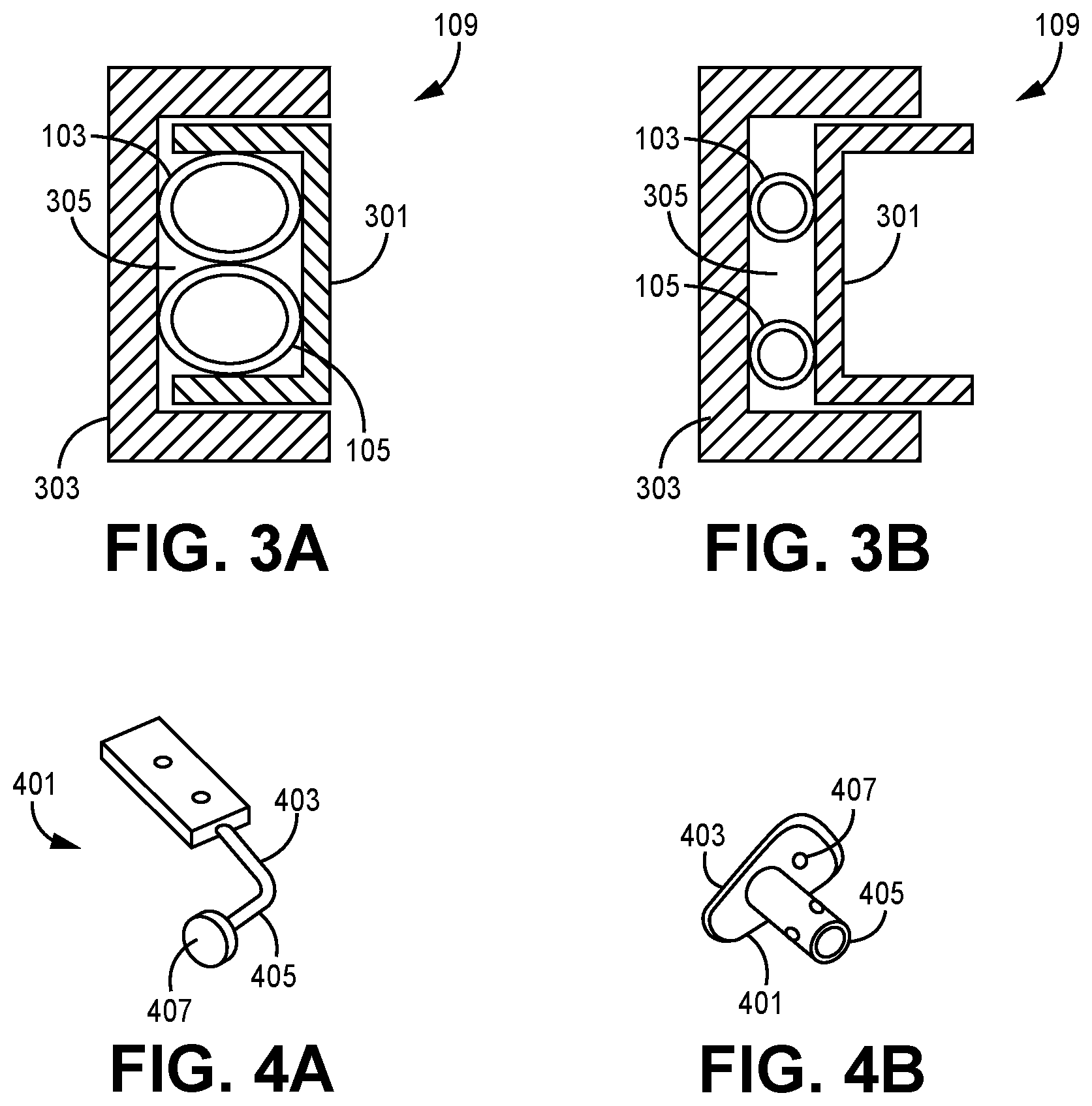 Patent US12129946 Figure 3 – Protective bracket for loader hose lines