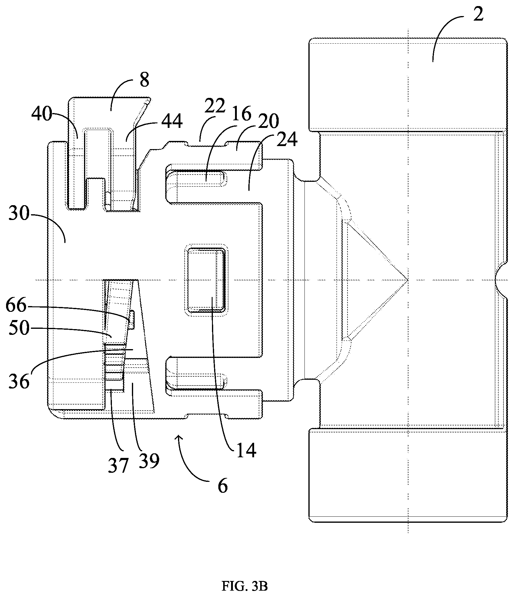 Patent US12129947 Figure 4 – Quick connector