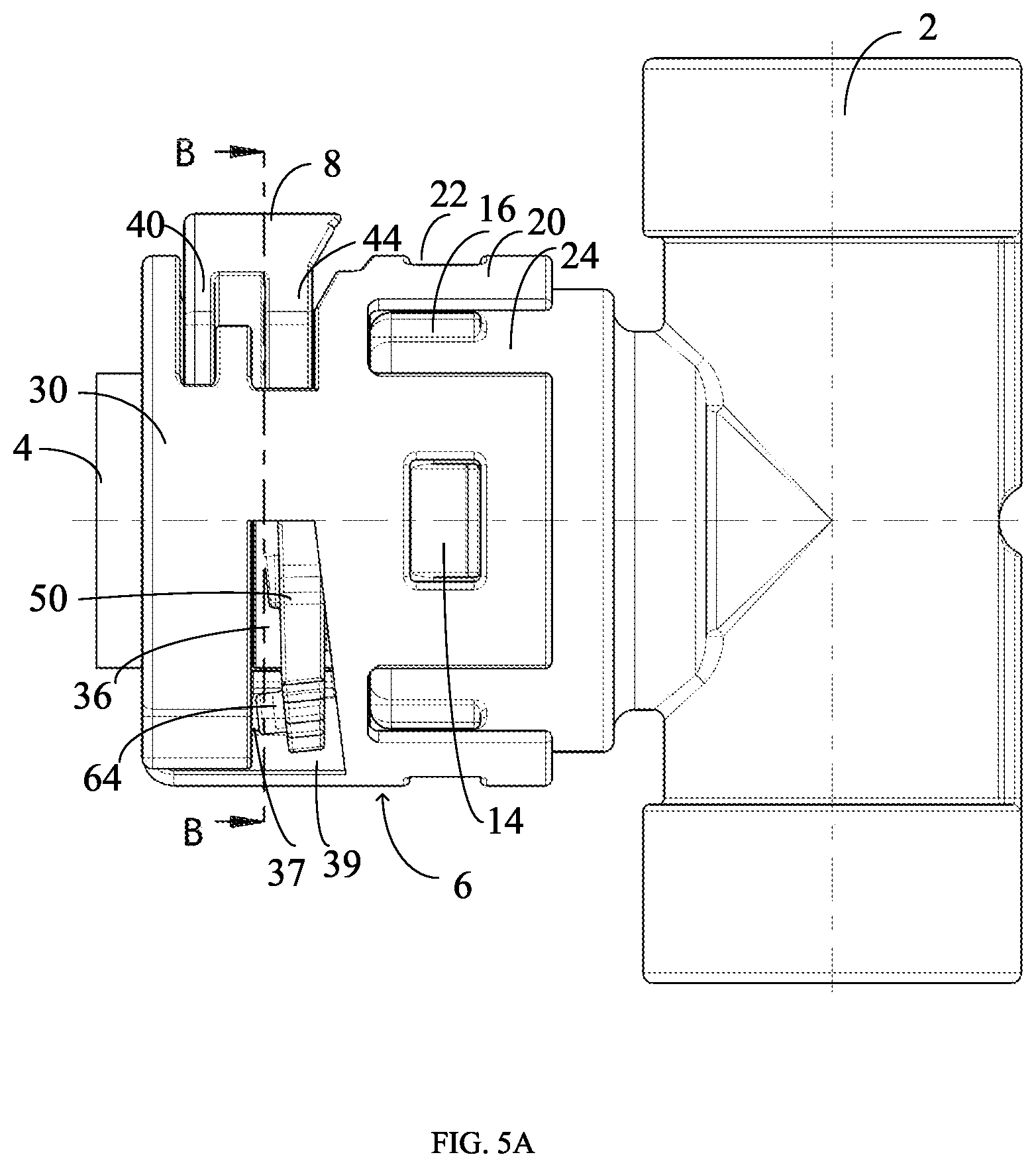Patent US12129947 Figure 9 – Quick connector