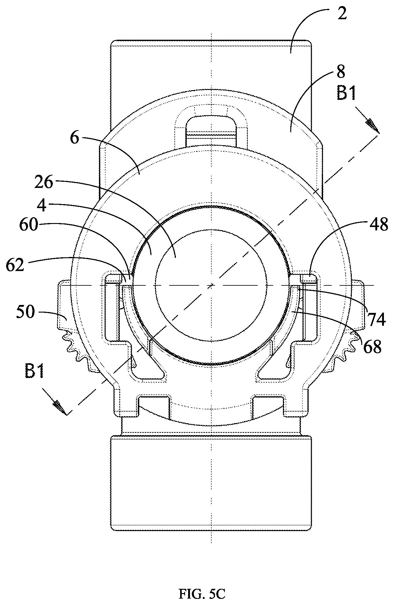 Patent US12129947 Figure 11 – Quick connector