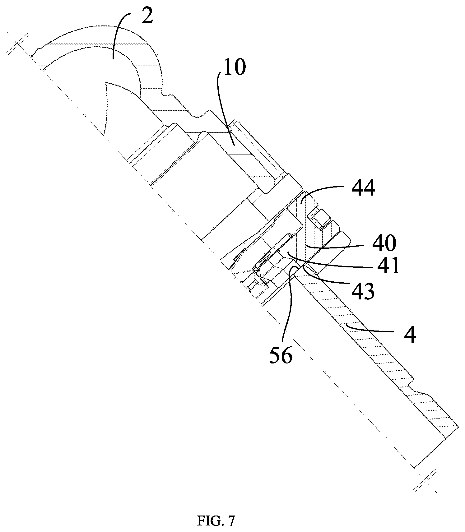 Patent US12129947 Figure 17 – Quick connector