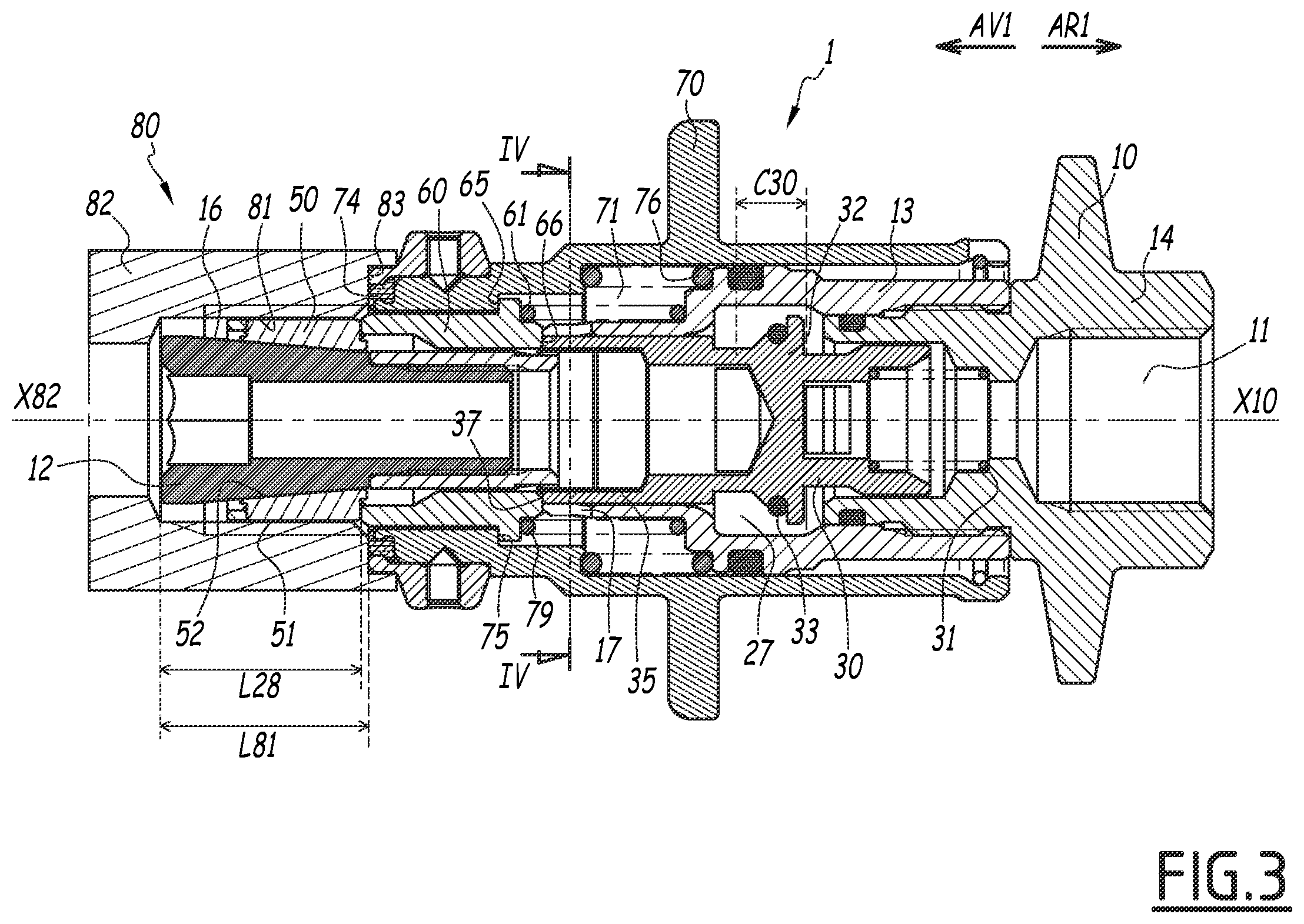 Patent US12129949 Figure 3 – Coupling element for a fluidic connection to a terminal