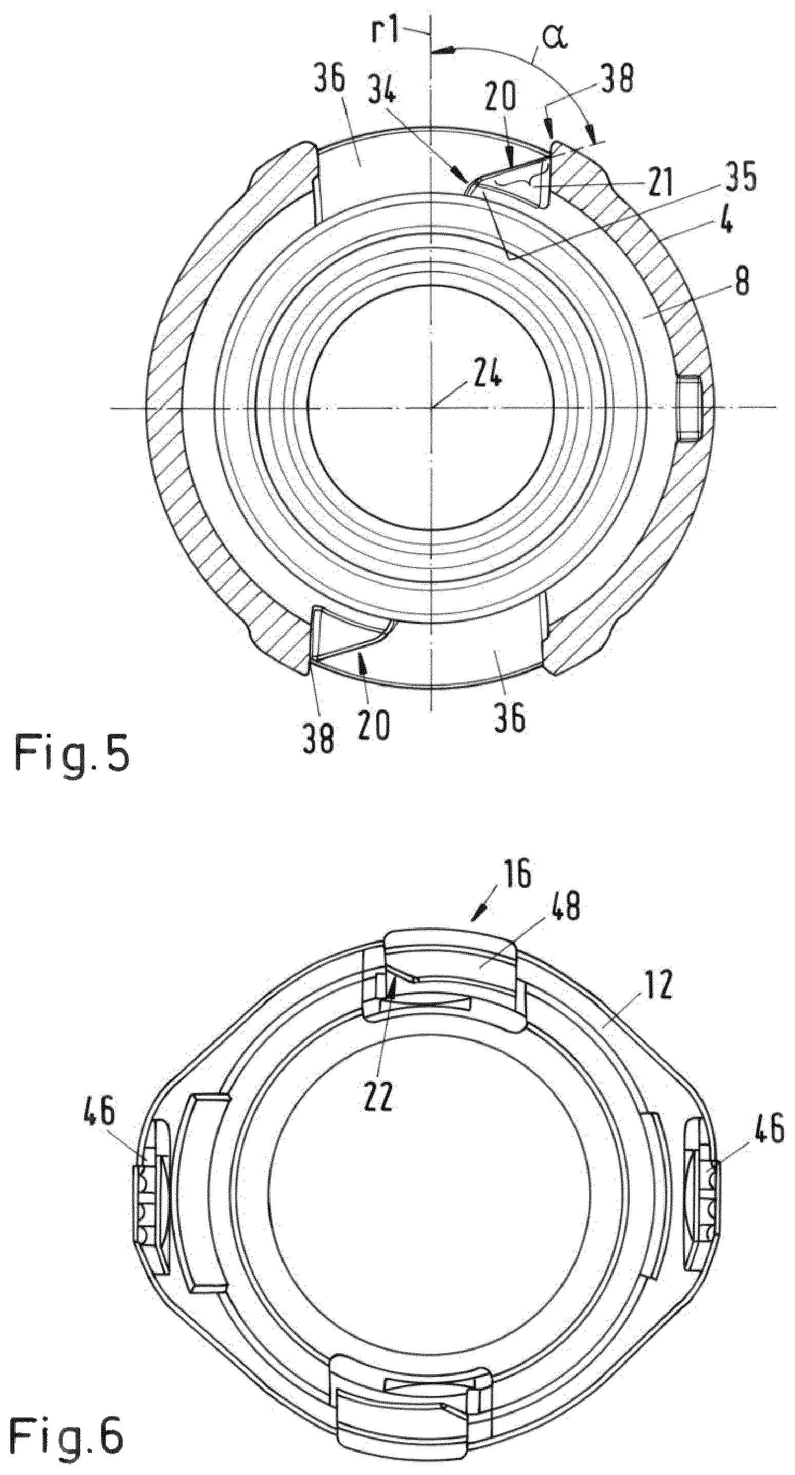 Patent US12129950 Figure 3 – Device for connecting two tubular objects
