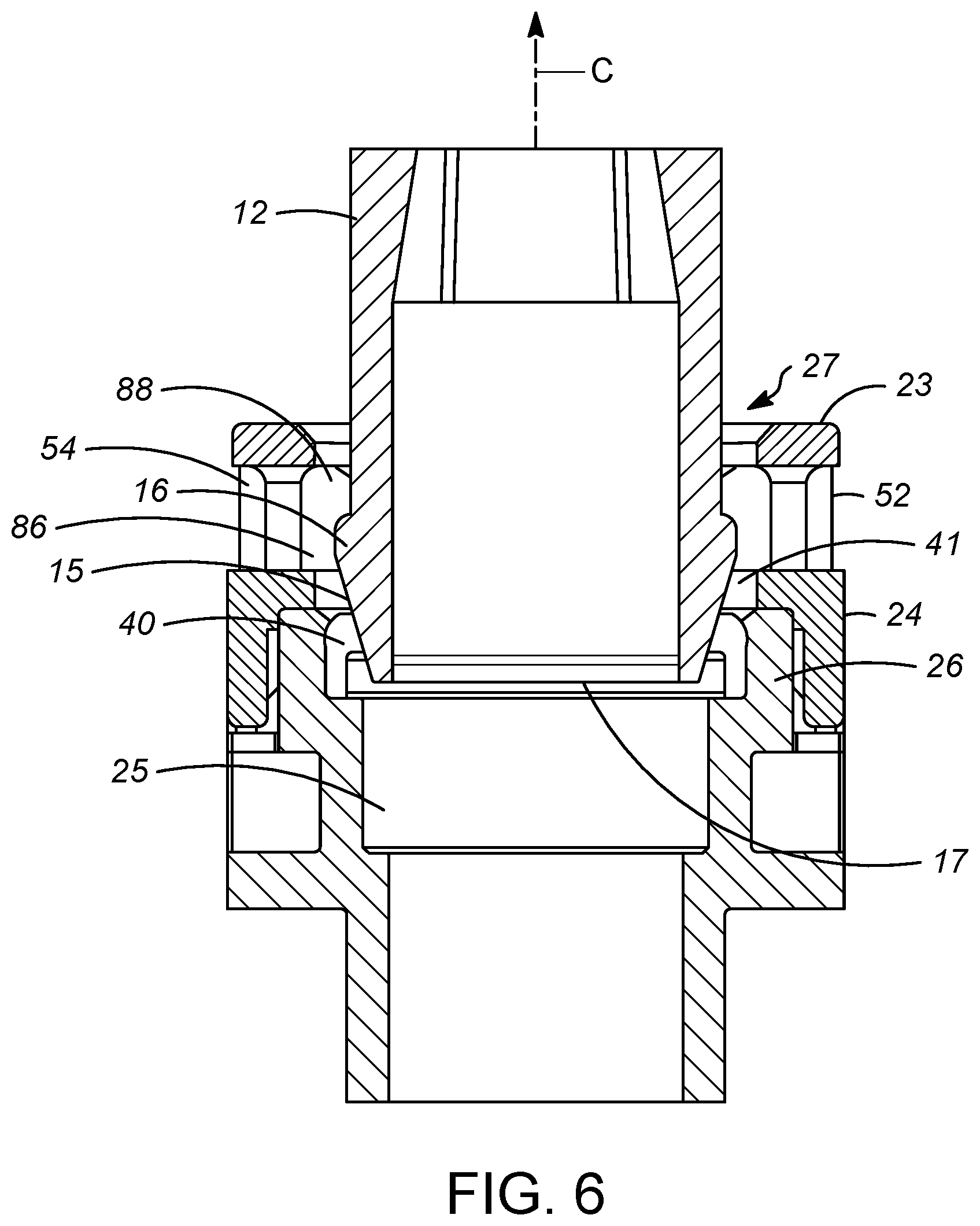 Patent US12129951 Figure 6 – Quick connector