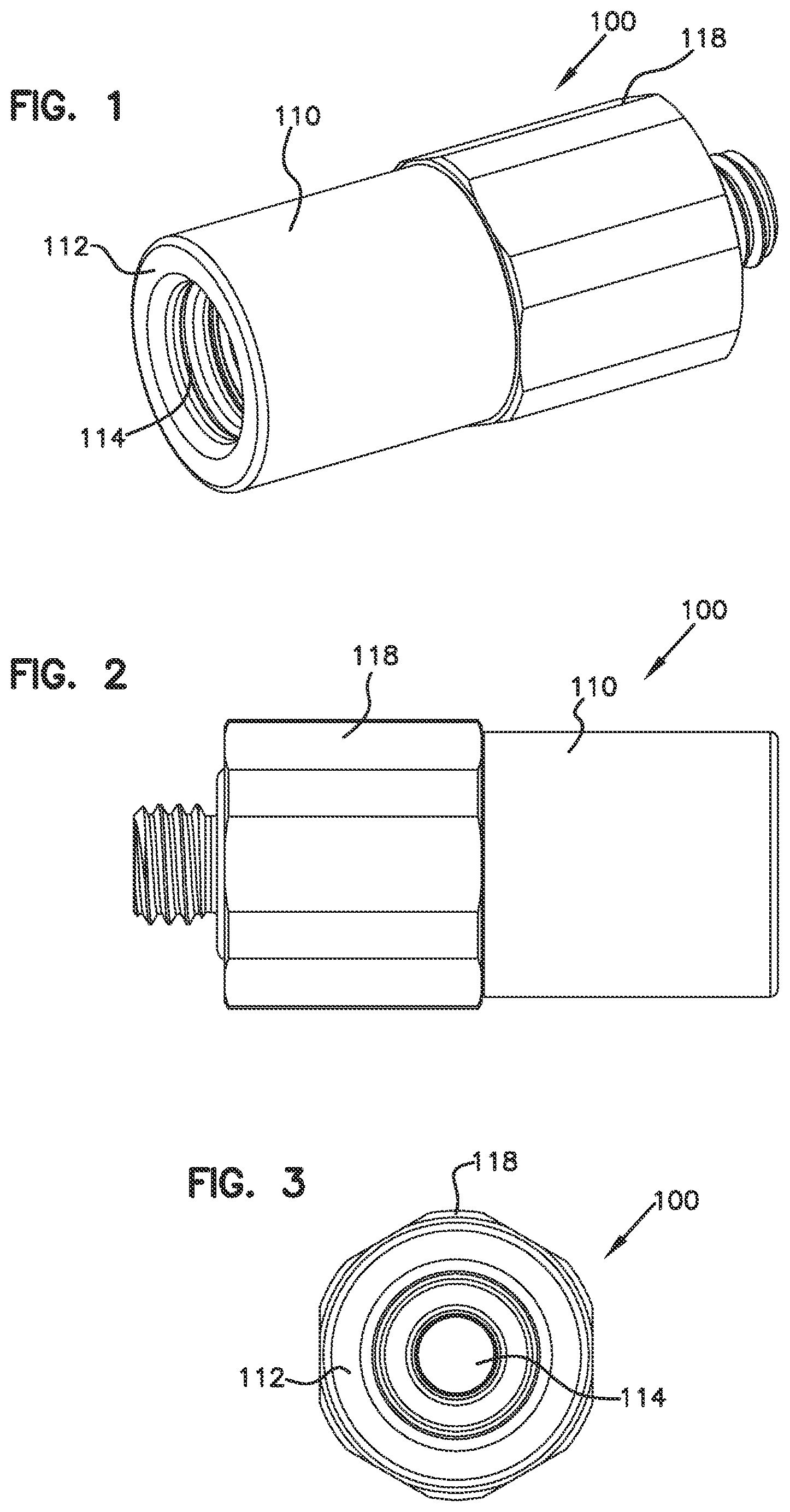 Patent US12129952 Figure 1 – Low-spill coupling assembly