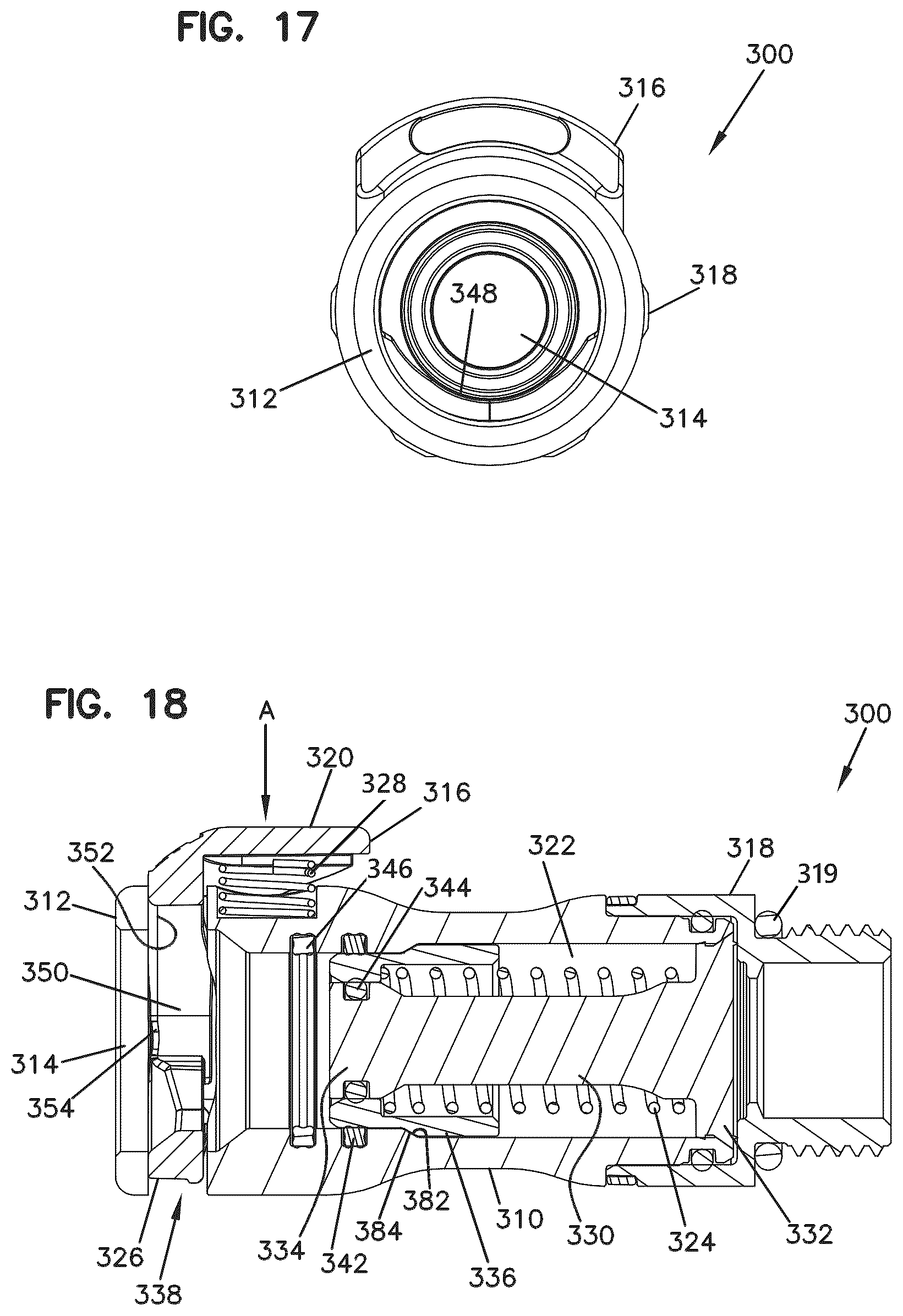 Patent US12129952 Figure 9 – Low-spill coupling assembly