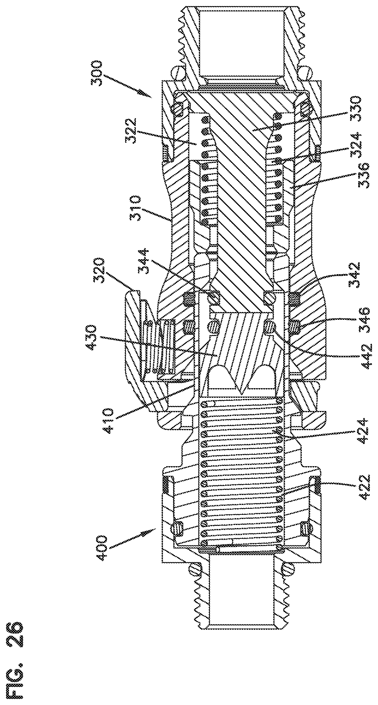 Patent US12129952 Figure 15 – Low-spill coupling assembly